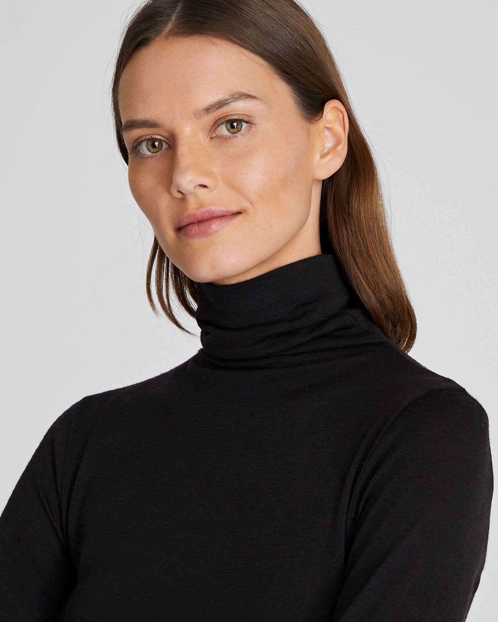 CLUB MONACO - Col roulé Julianna en laine - Noir