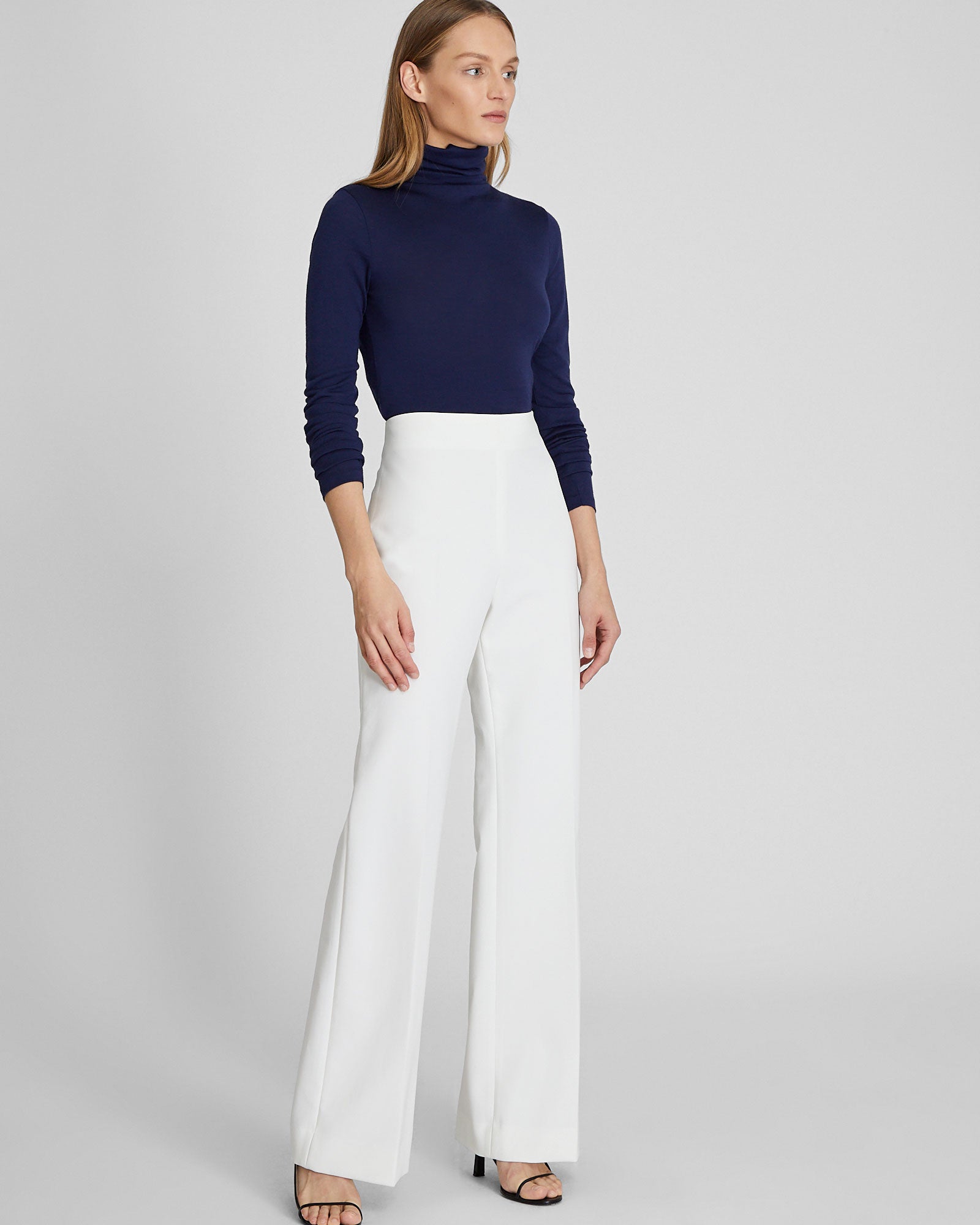 CLUB MONACO - Col roulé Julianna en laine - Marine