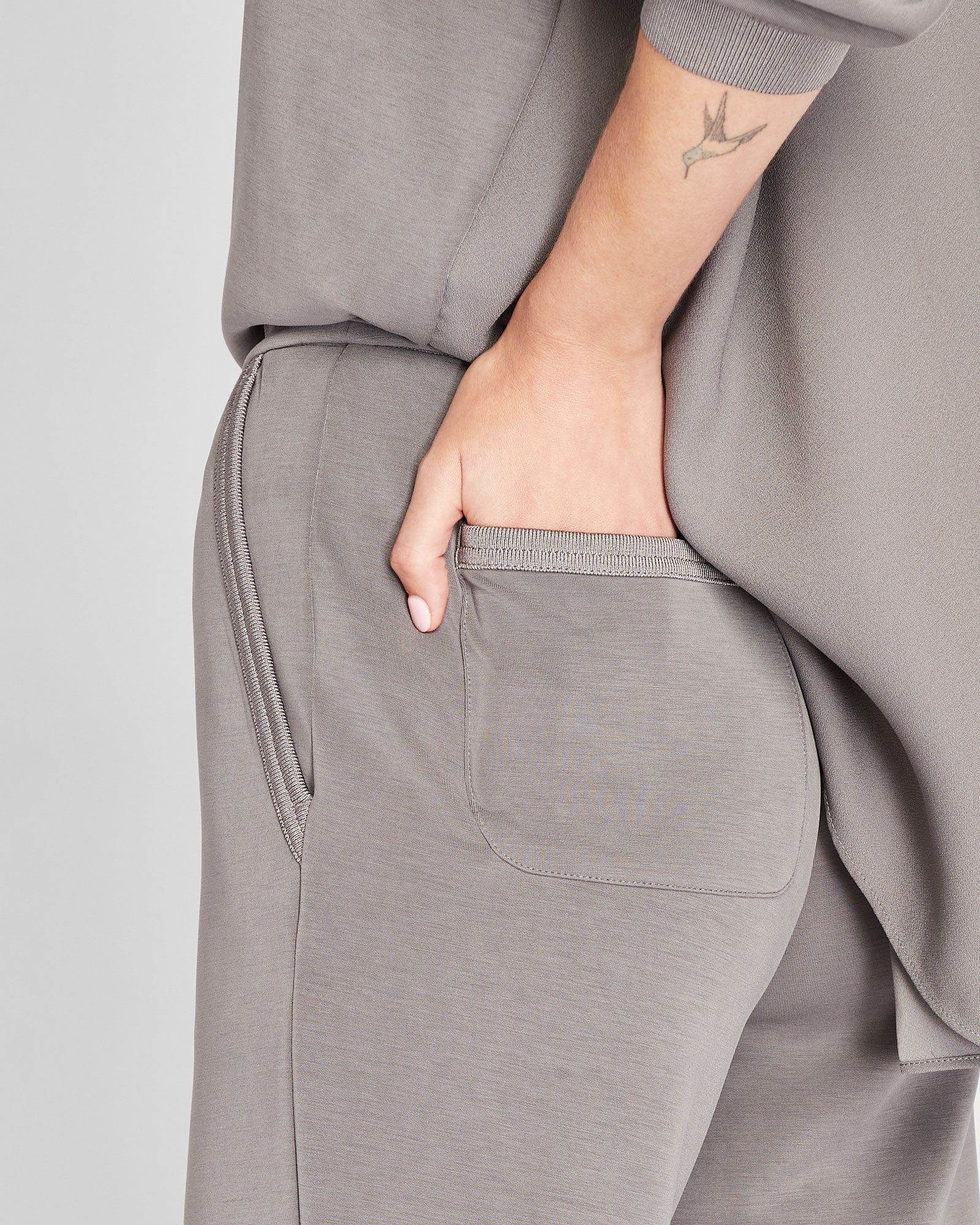 CLUB MONACO - Pantalon de survêtement moderne - Gris