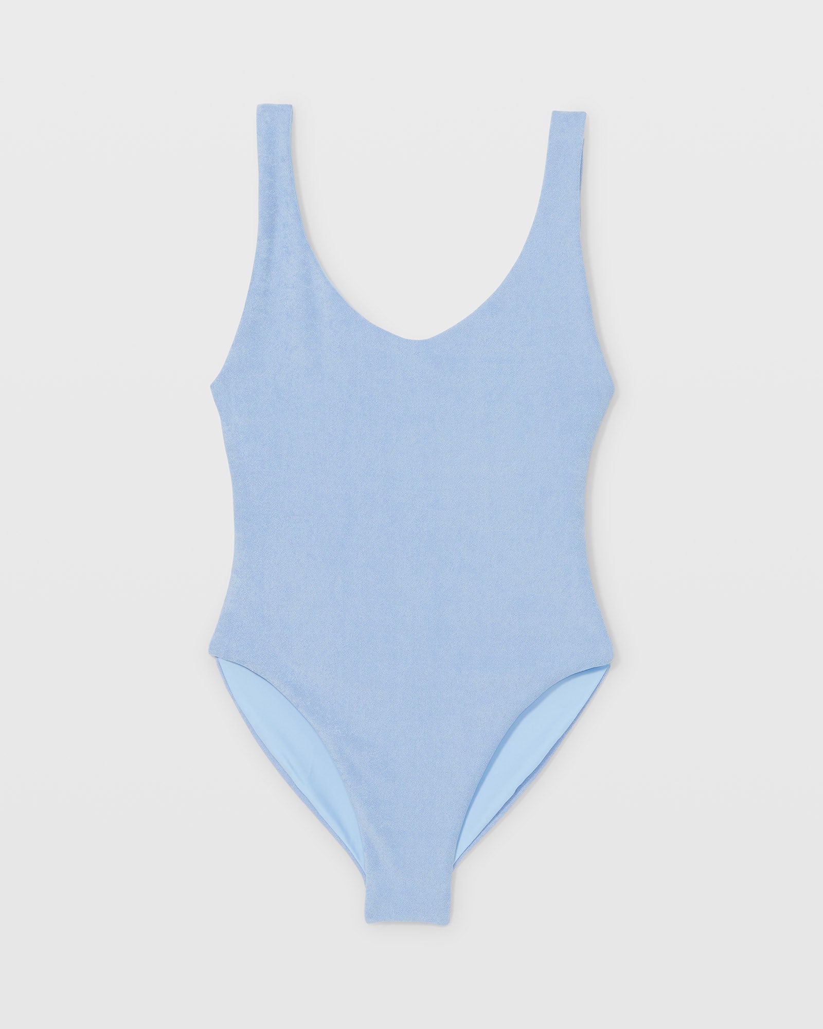 CLUB MONACO - Jade Contour One-Piece Swimsuit - Blue