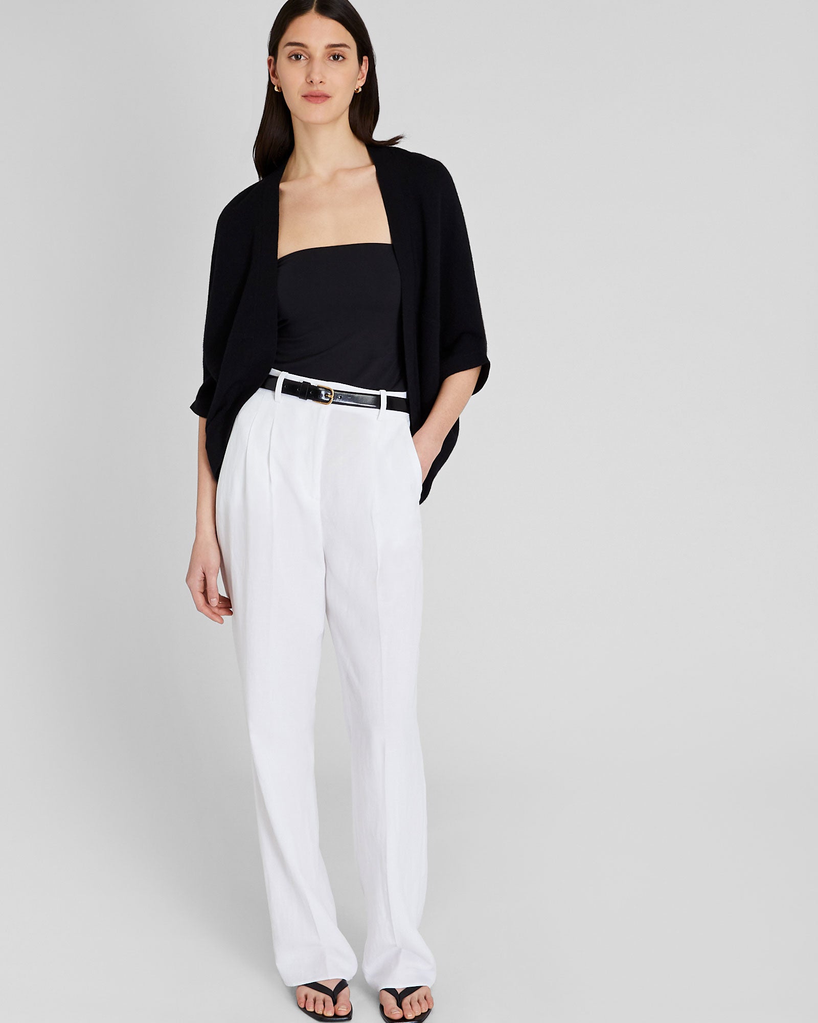 CLUB MONACO - Cashmere Shrug - Black