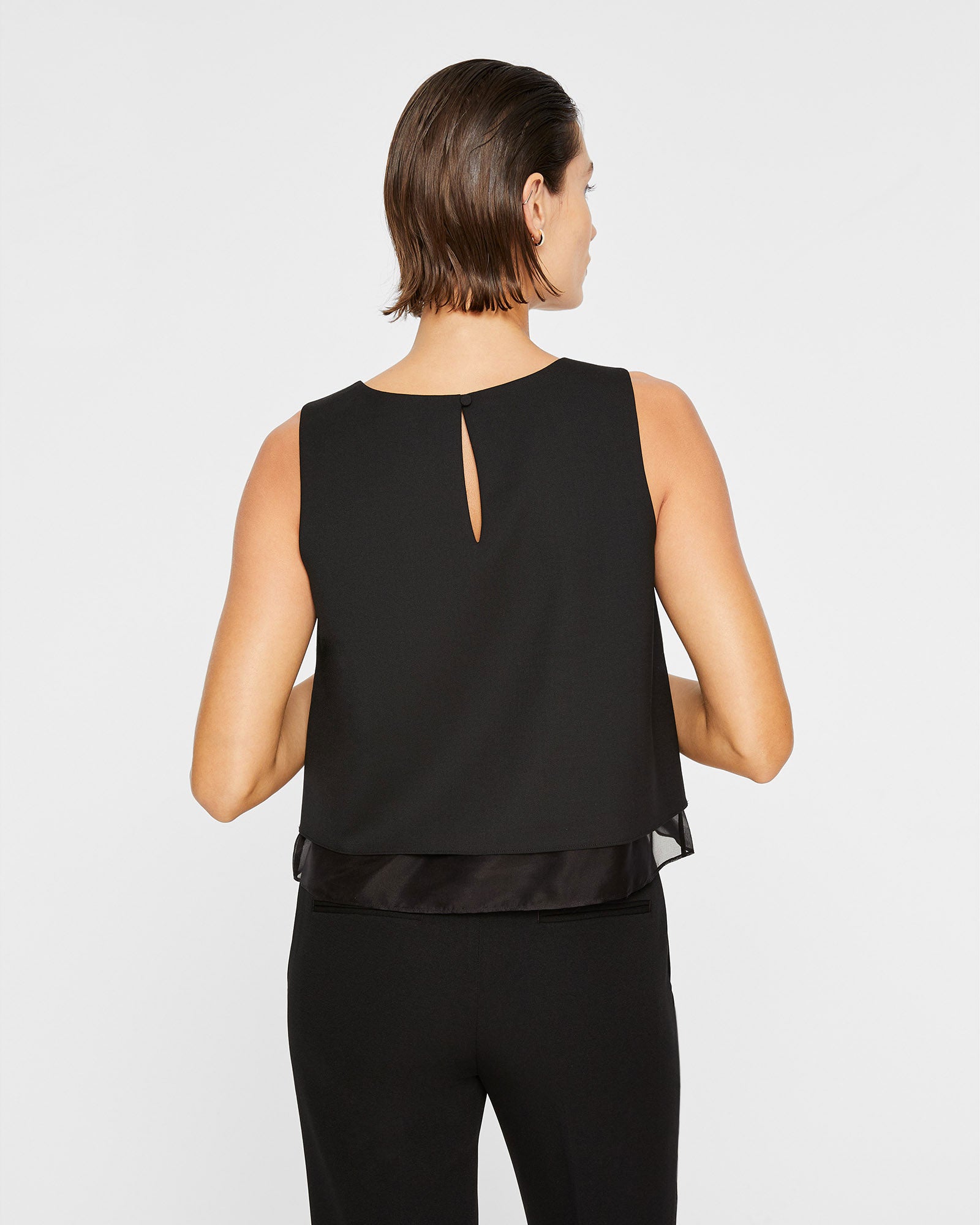 CLUB MONACO - Débardeur multicouche - Blanc