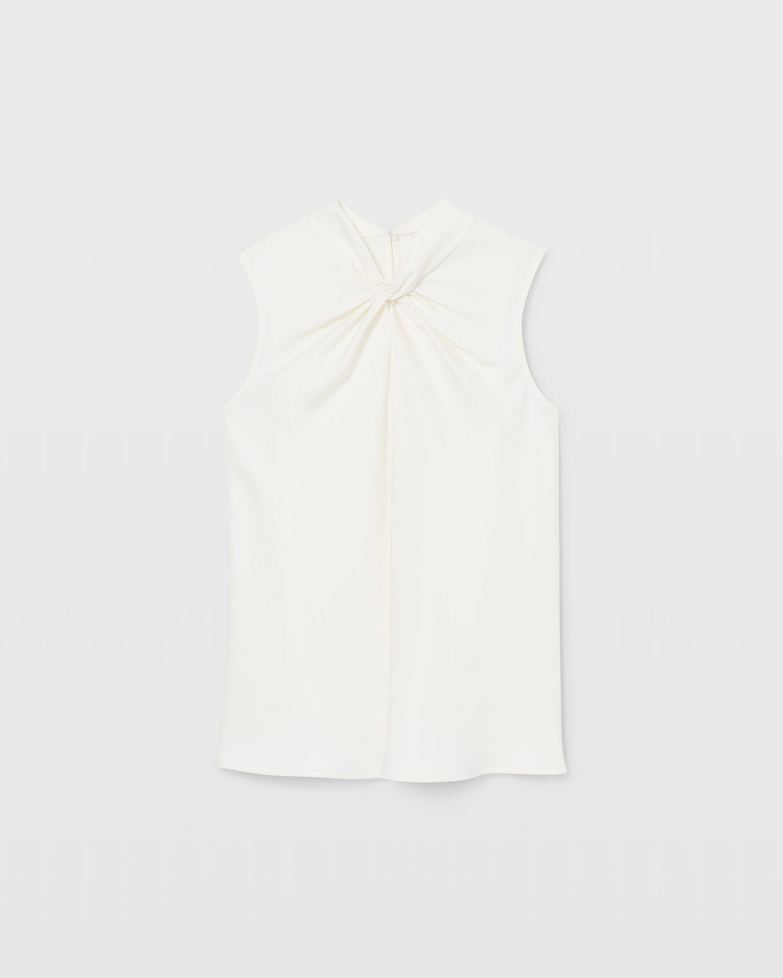 CLUB MONACO - Haut sans manches à col torsadé - Crème