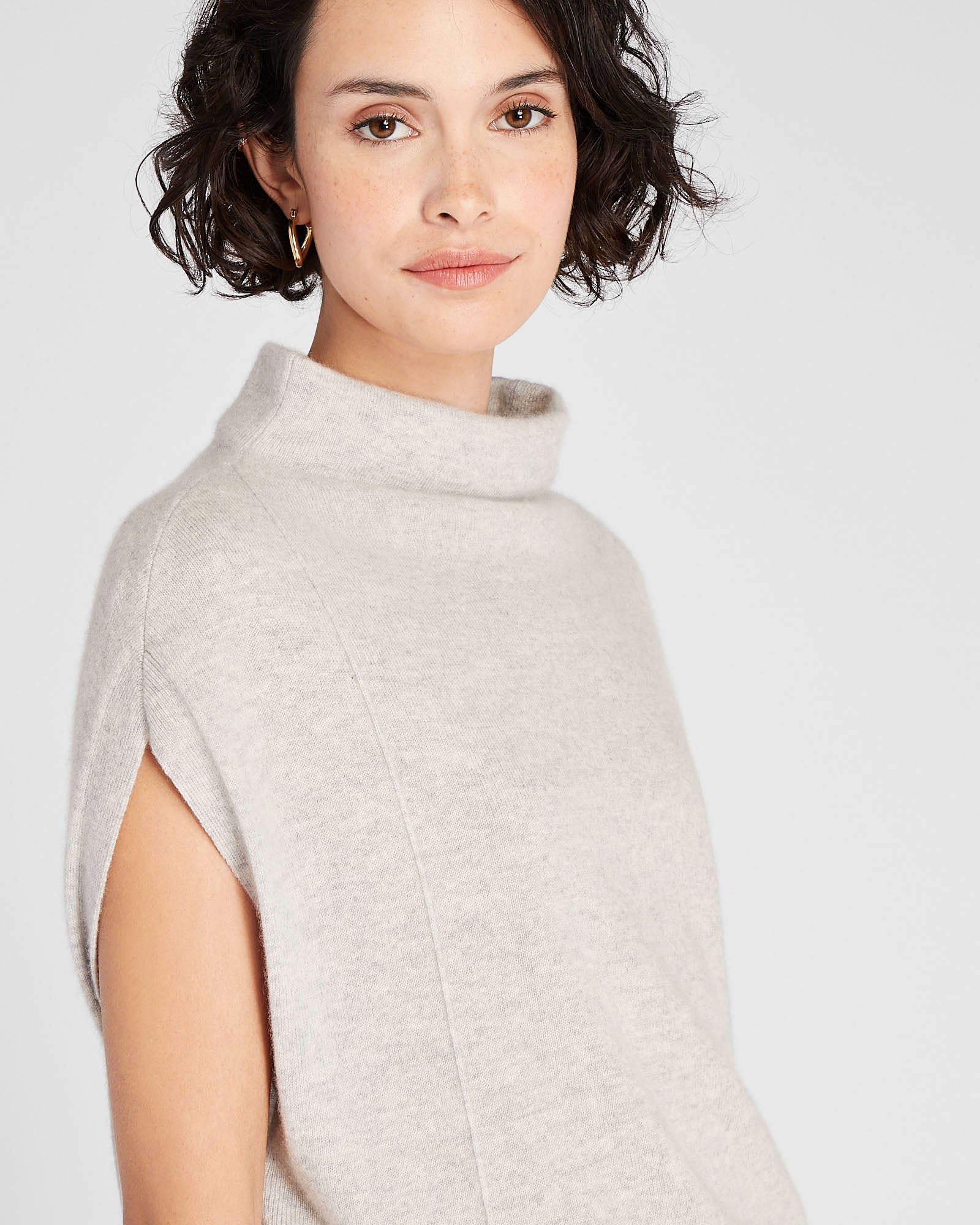 CLUB MONACO - Chandail en cachemire Abhy - Gris Chiné Clair