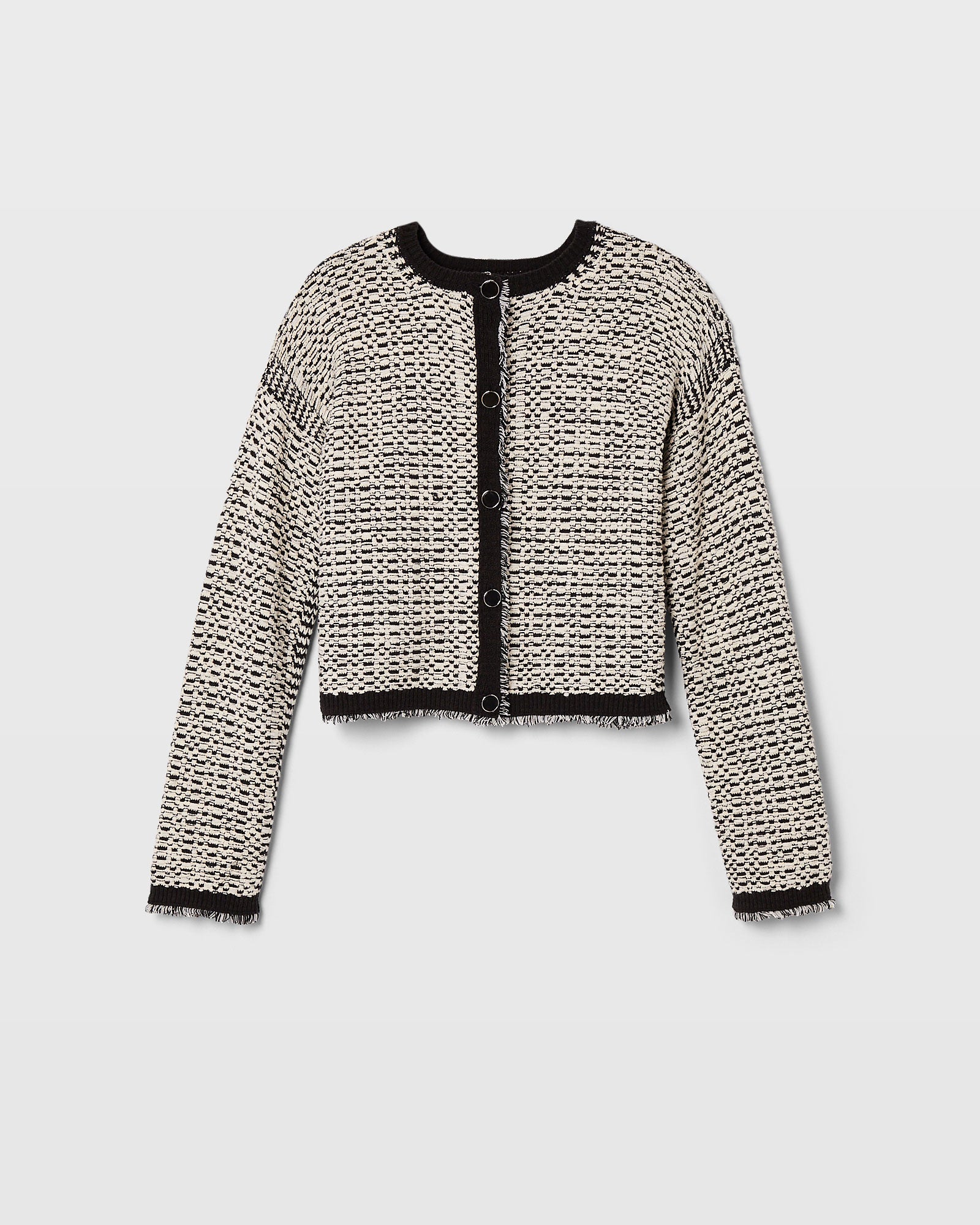 CLUB MONACO - Cardigan à point texturé - Blanc
