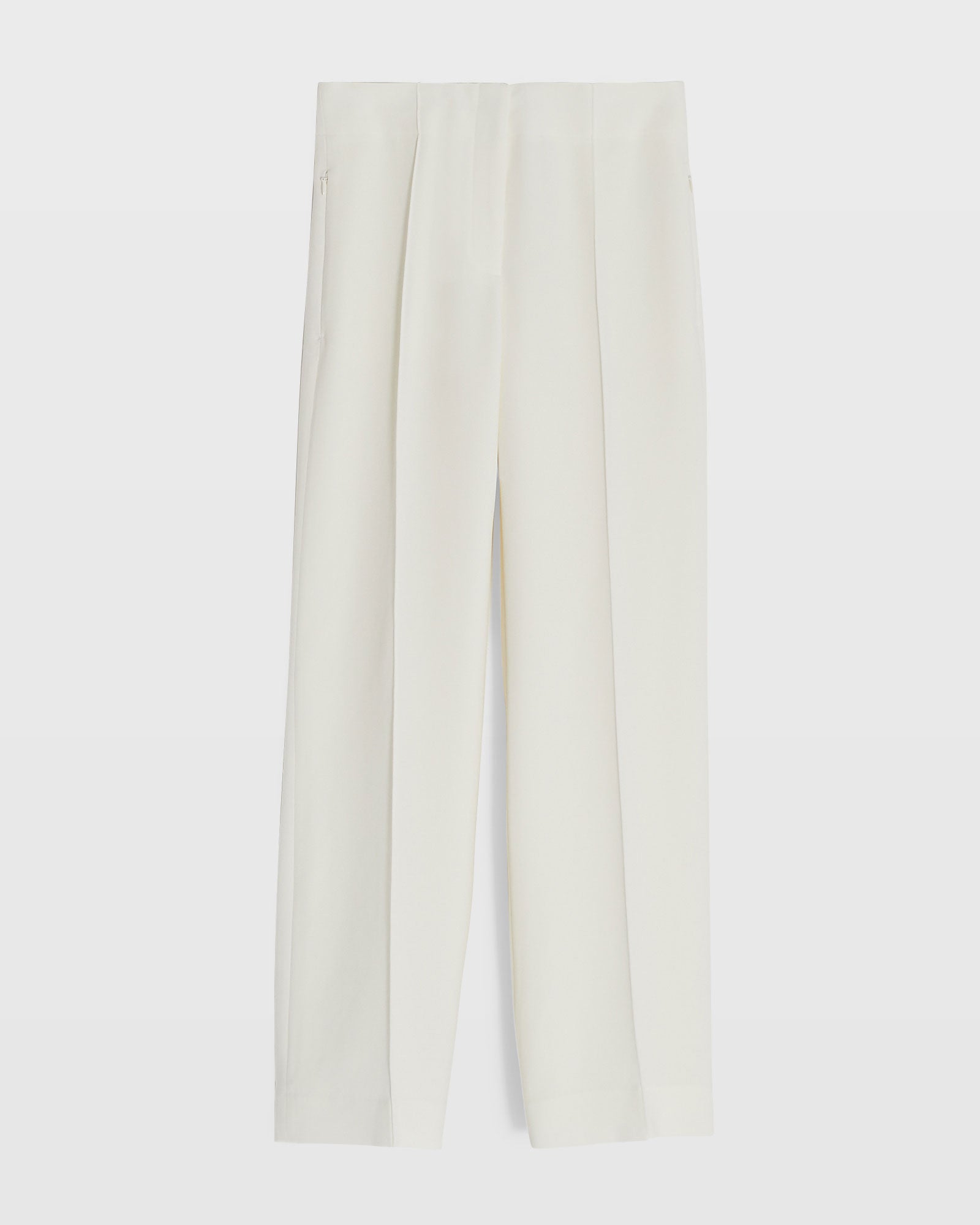 CLUB MONACO - Pantalon en crêpe fluide - Crème