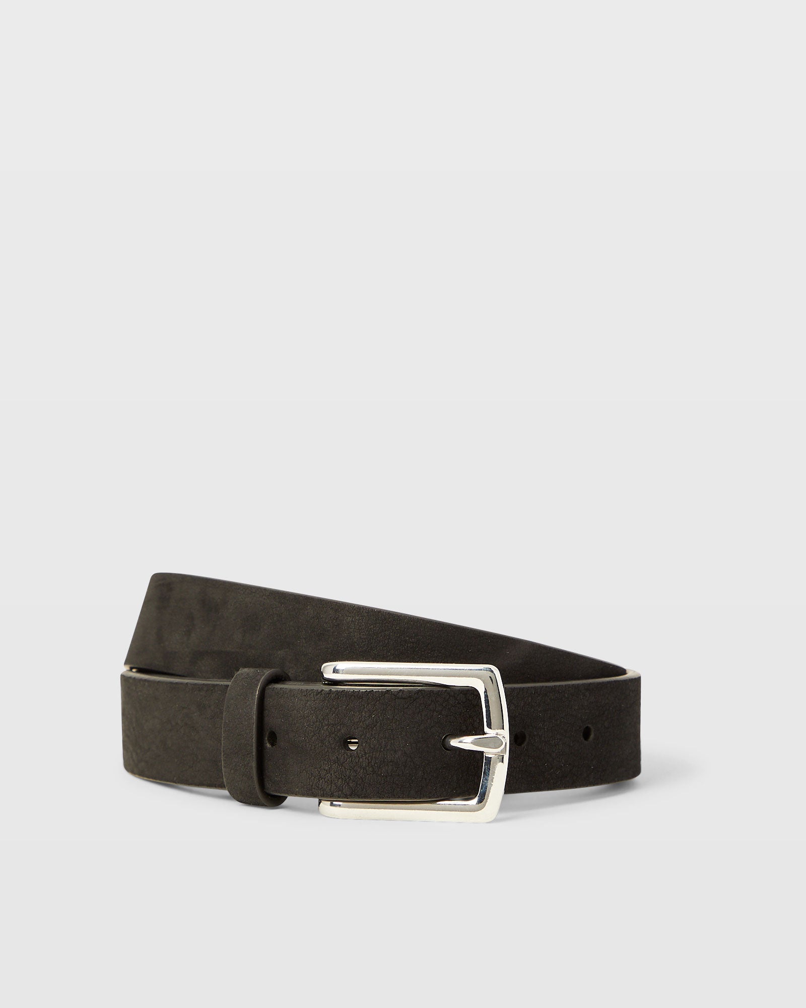 CLUB MONACO - Ceinture Laird en suède - Noir