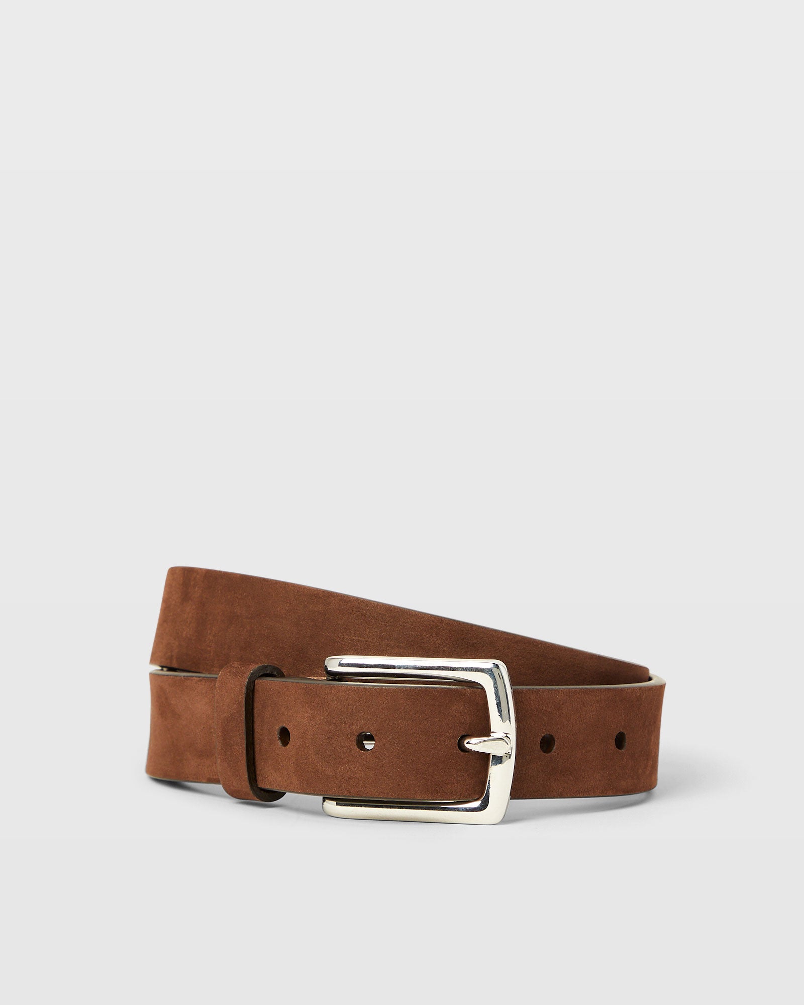 CLUB MONACO - Laird Suede Belt - Brown