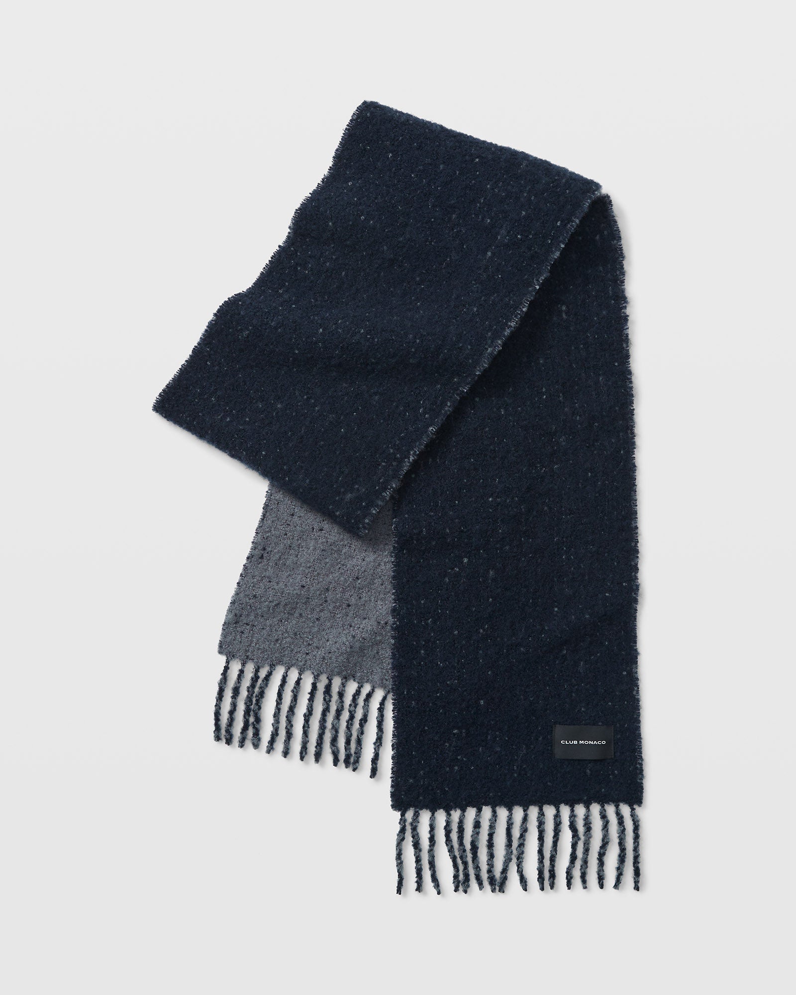 CLUB MONACO - Écharpe en laine moelleuse - Anthracite