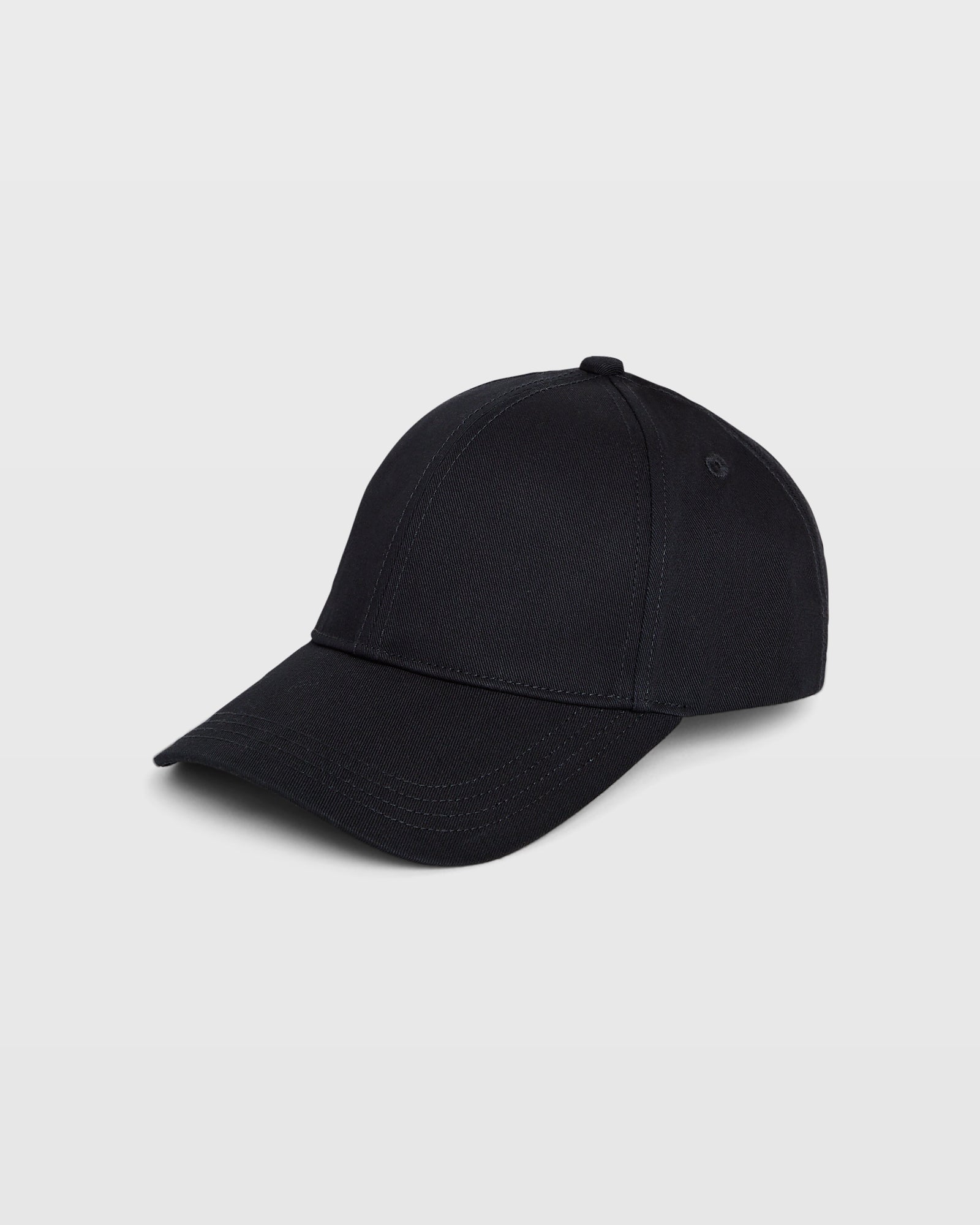CLUB MONACO - Casquette avec courroie en cuir - Noir