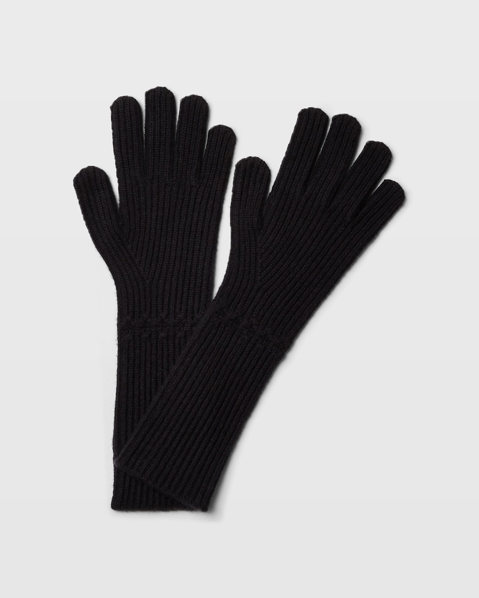 CLUB MONACO - Gants en tricot longs - Noir