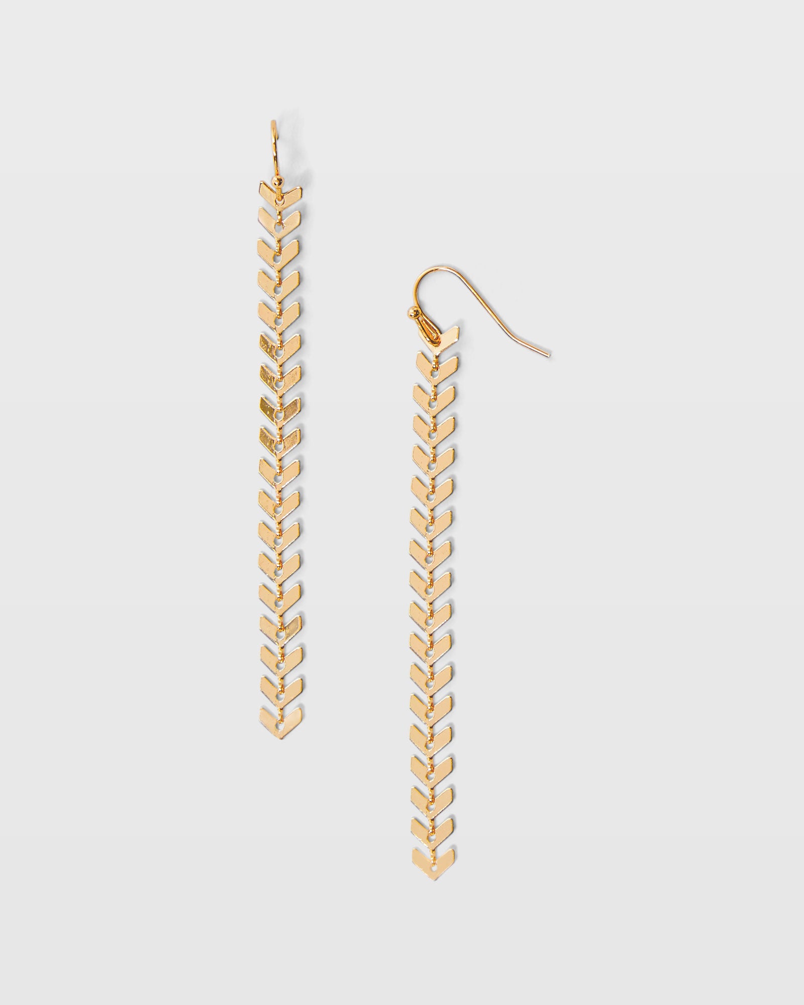 CLUB MONACO - Slim Dangling Earring - Or