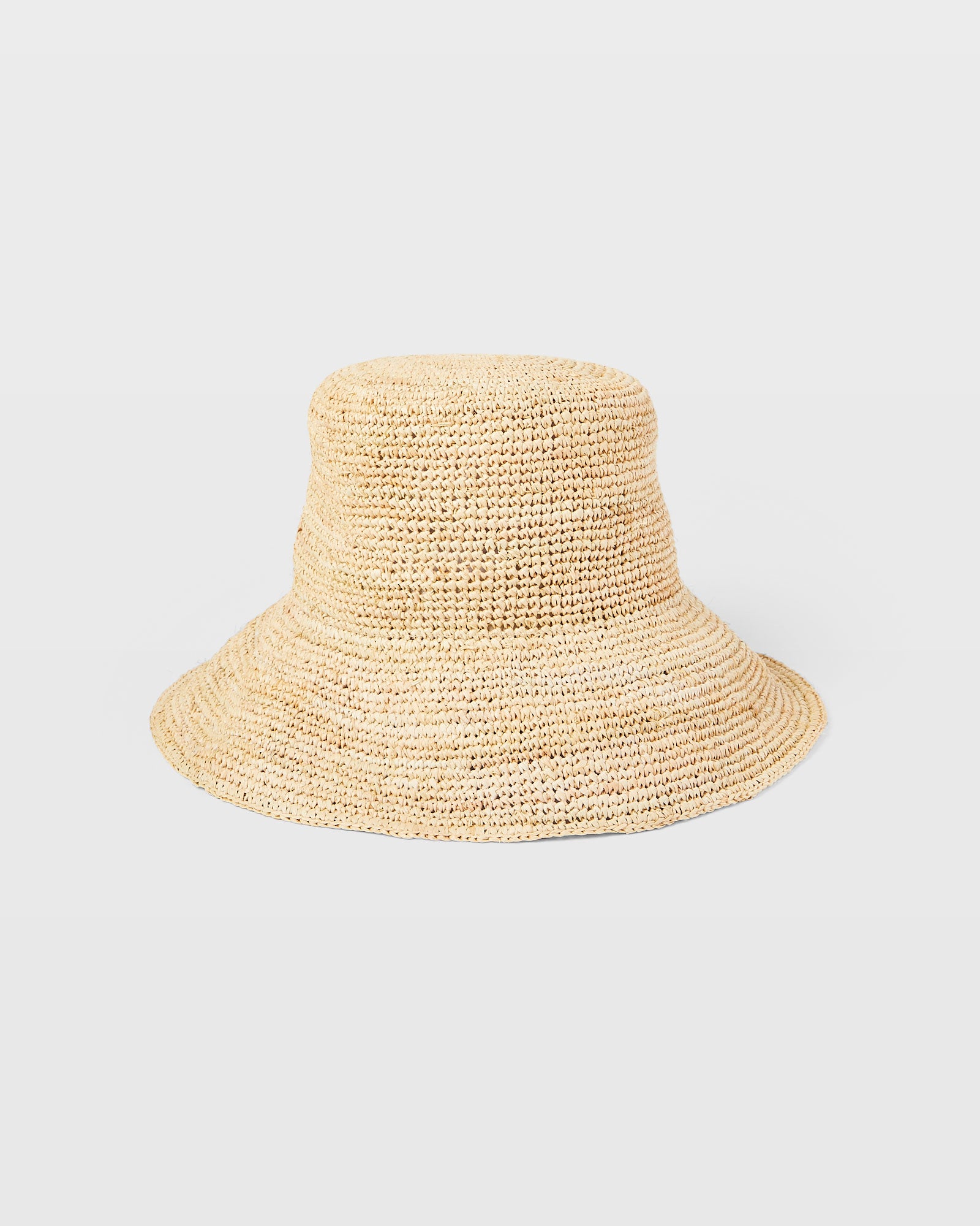 CLUB MONACO - Chapeau de pêche crocheté - Tanné
