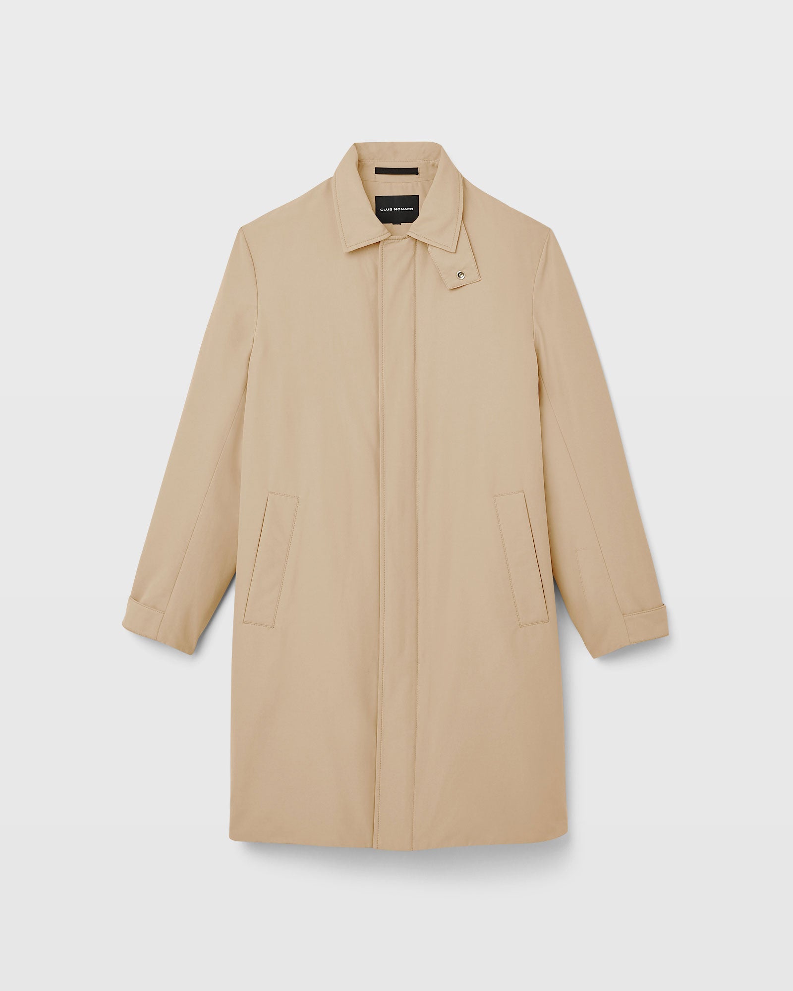 CLUB MONACO - Manteau Mac matelassé - Gris Clair