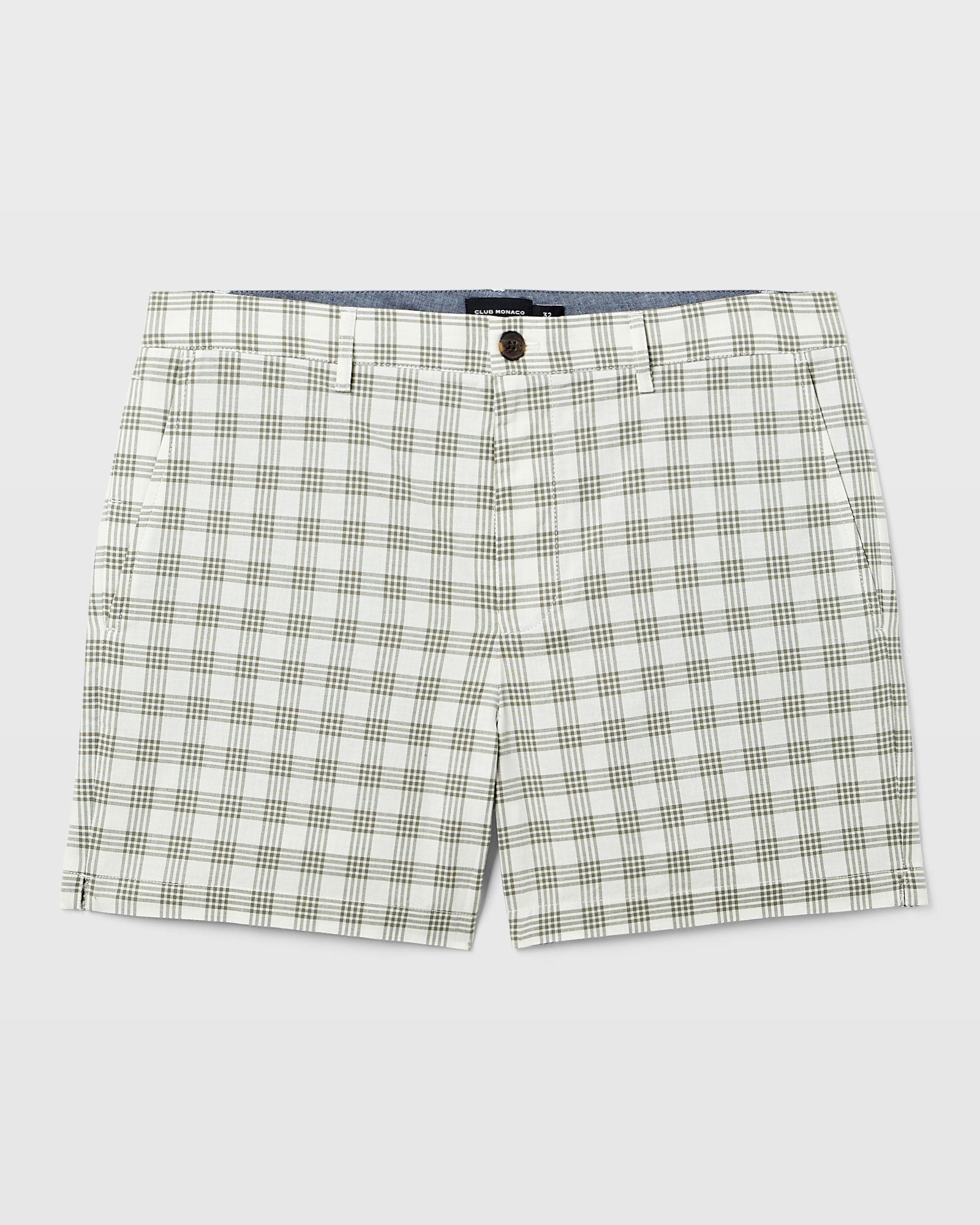 CLUB MONACO - Short Jax de 13 cm (5 po) - Mélange d'olives