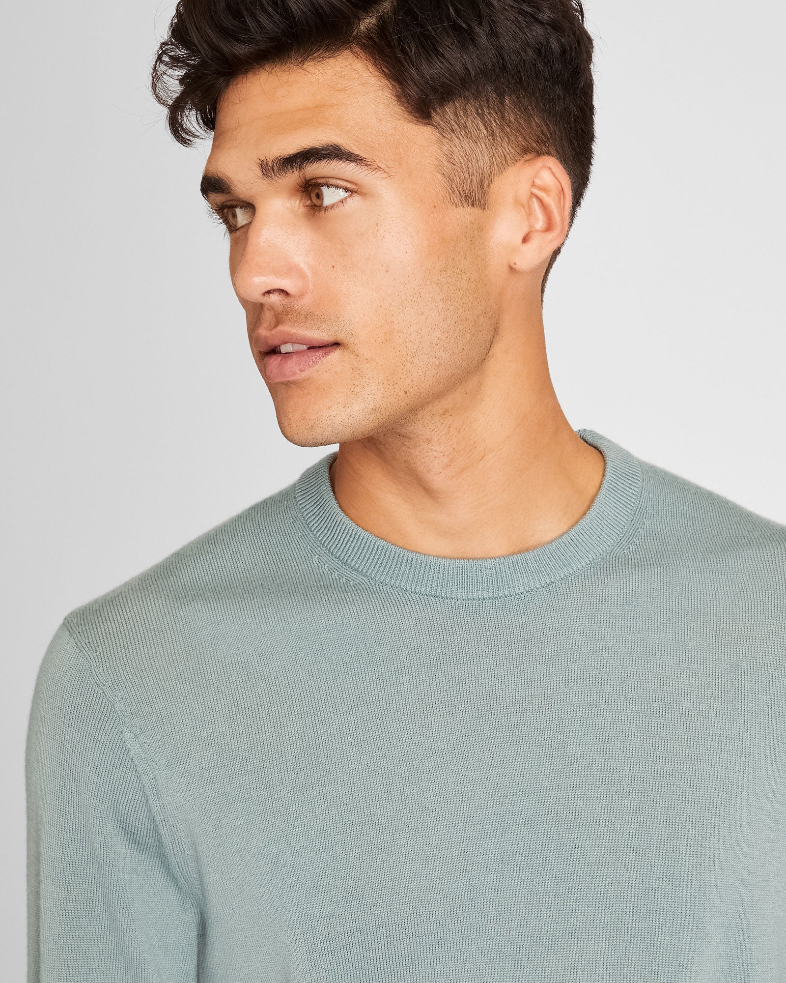 CLUB MONACO - Merino Crewneck - Green