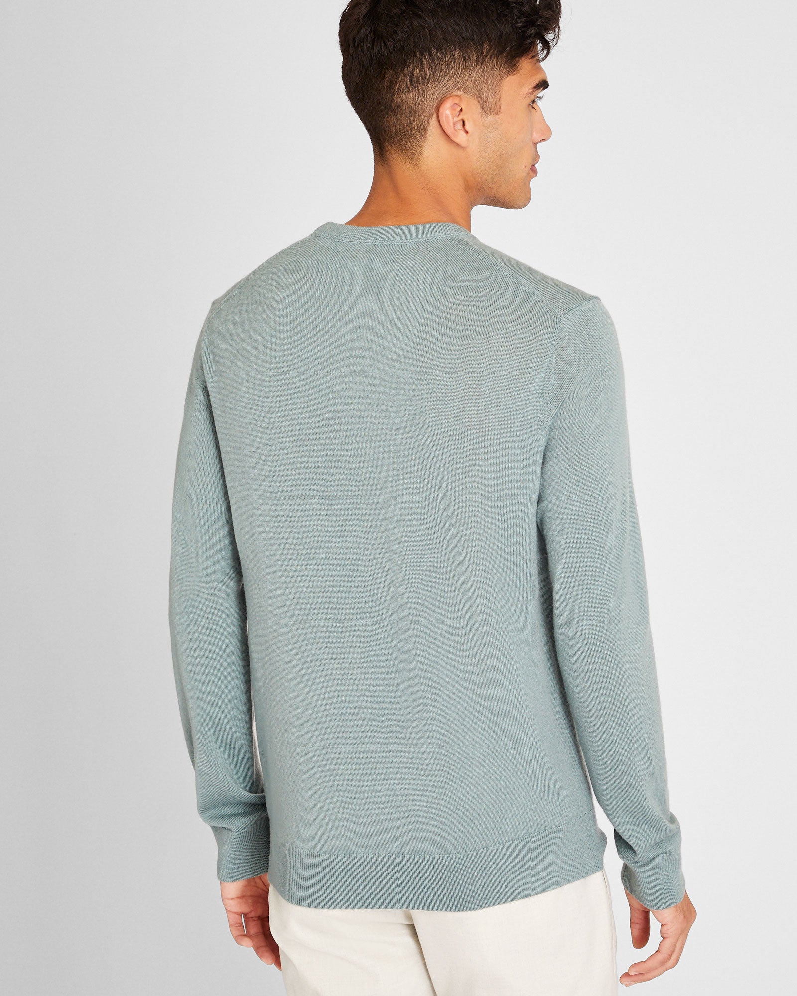 CLUB MONACO - Merino Crewneck - Green