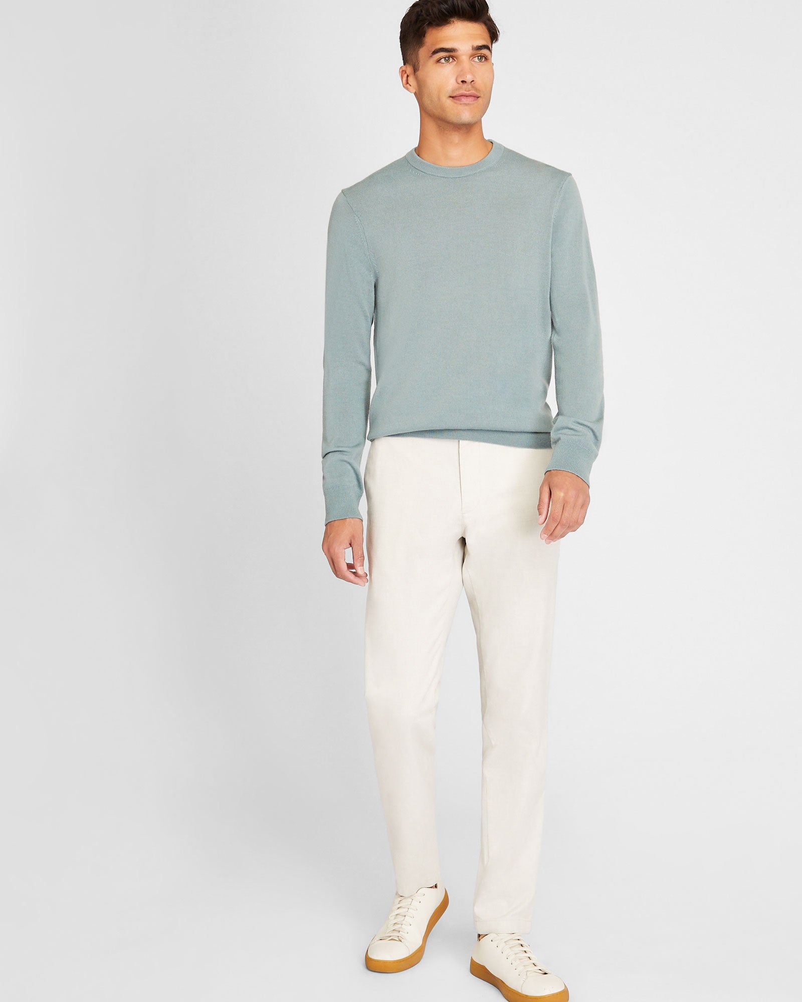 CLUB MONACO - Merino Crewneck - Green