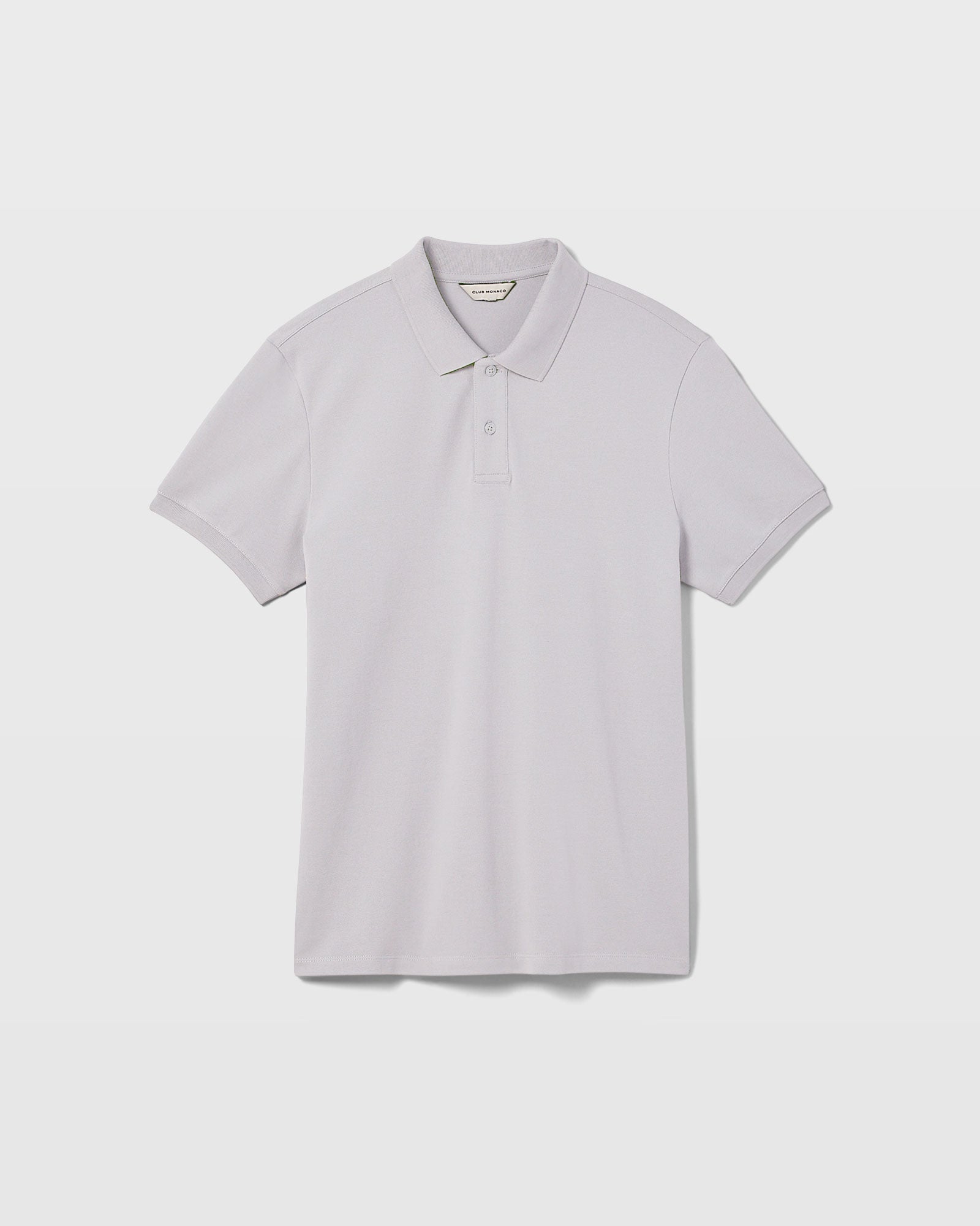 CLUB MONACO - Clean Piqué Polo - Medium Blue