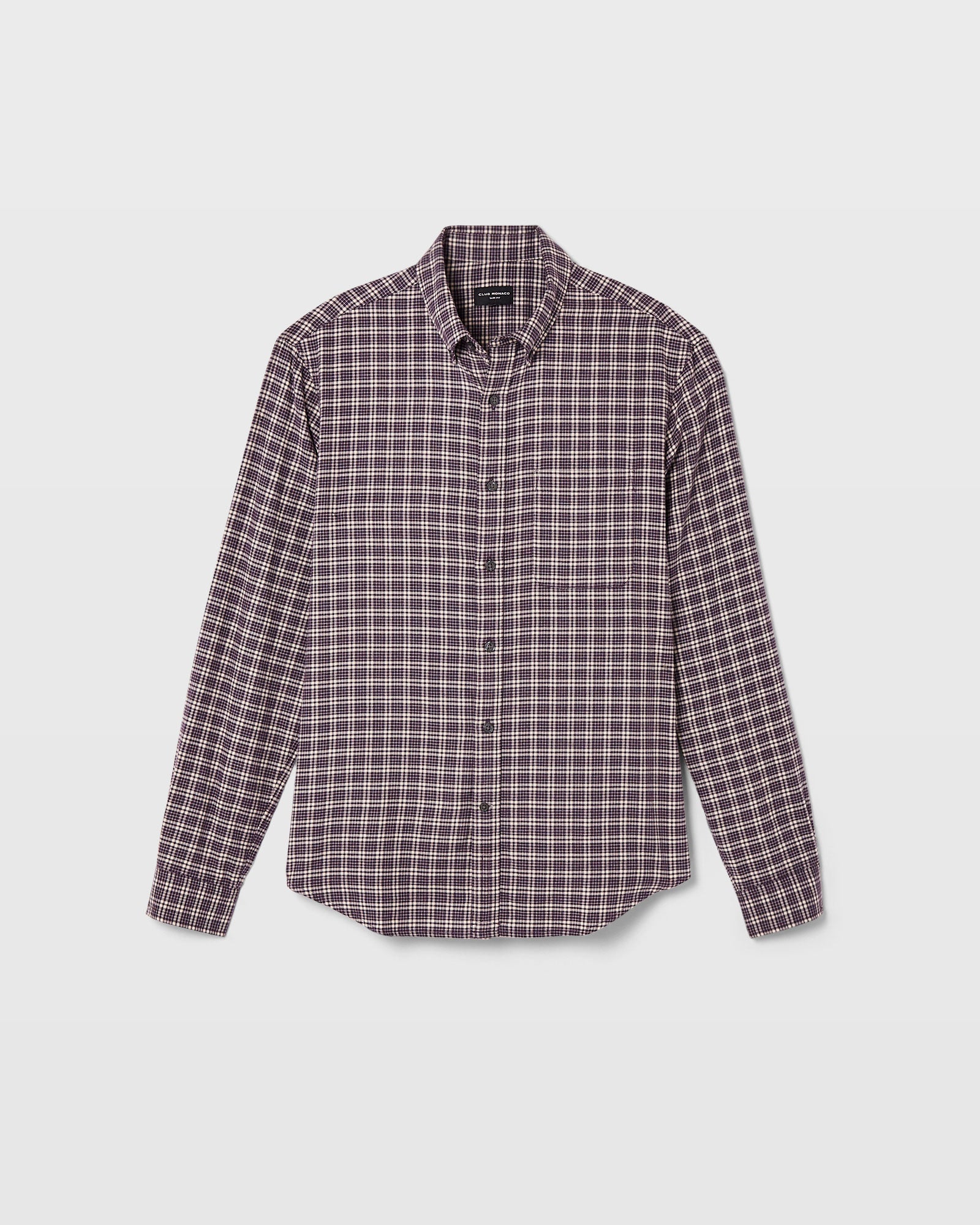 CLUB MONACO - Chemise à carreaux en flanelle - Multi