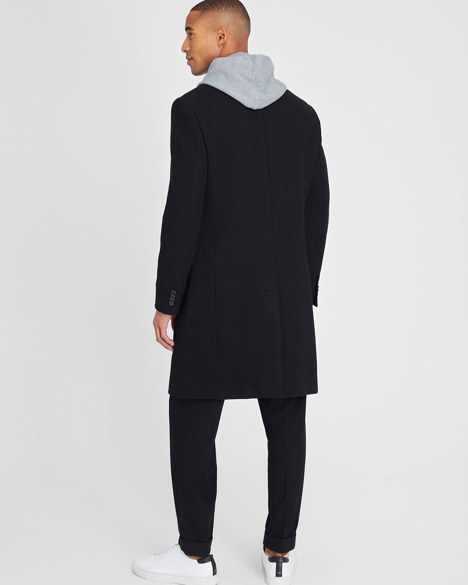CLUB MONACO - Classic Topcoat - Black