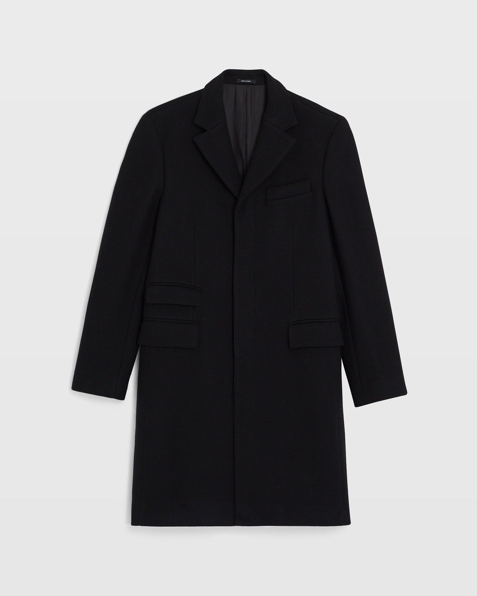 CLUB MONACO - Classic Topcoat - Black