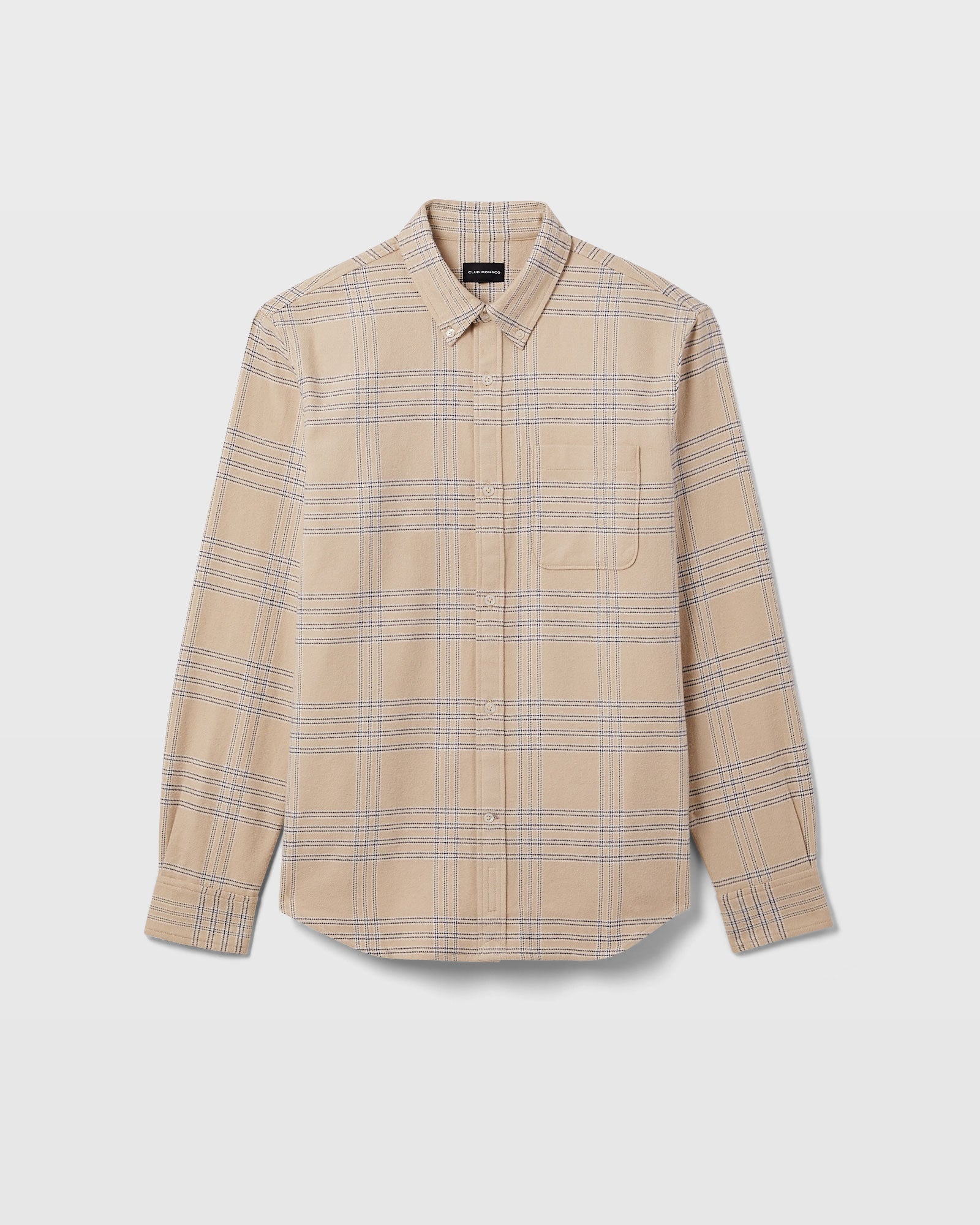 CLUB MONACO - Chemise à carreaux en flanelle - Multi