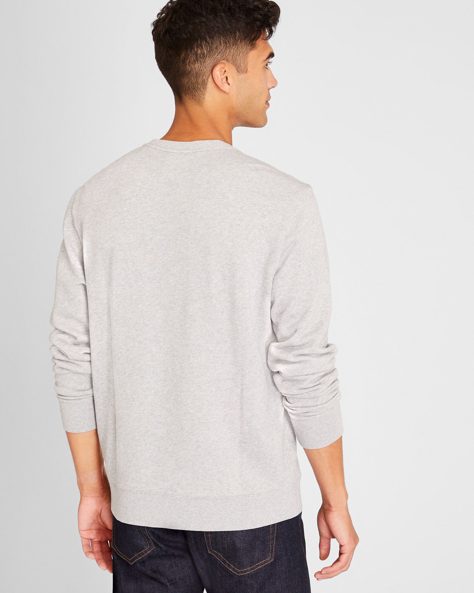 CLUB MONACO - Coton ouaté en tissu éponge - Mélange Gris
