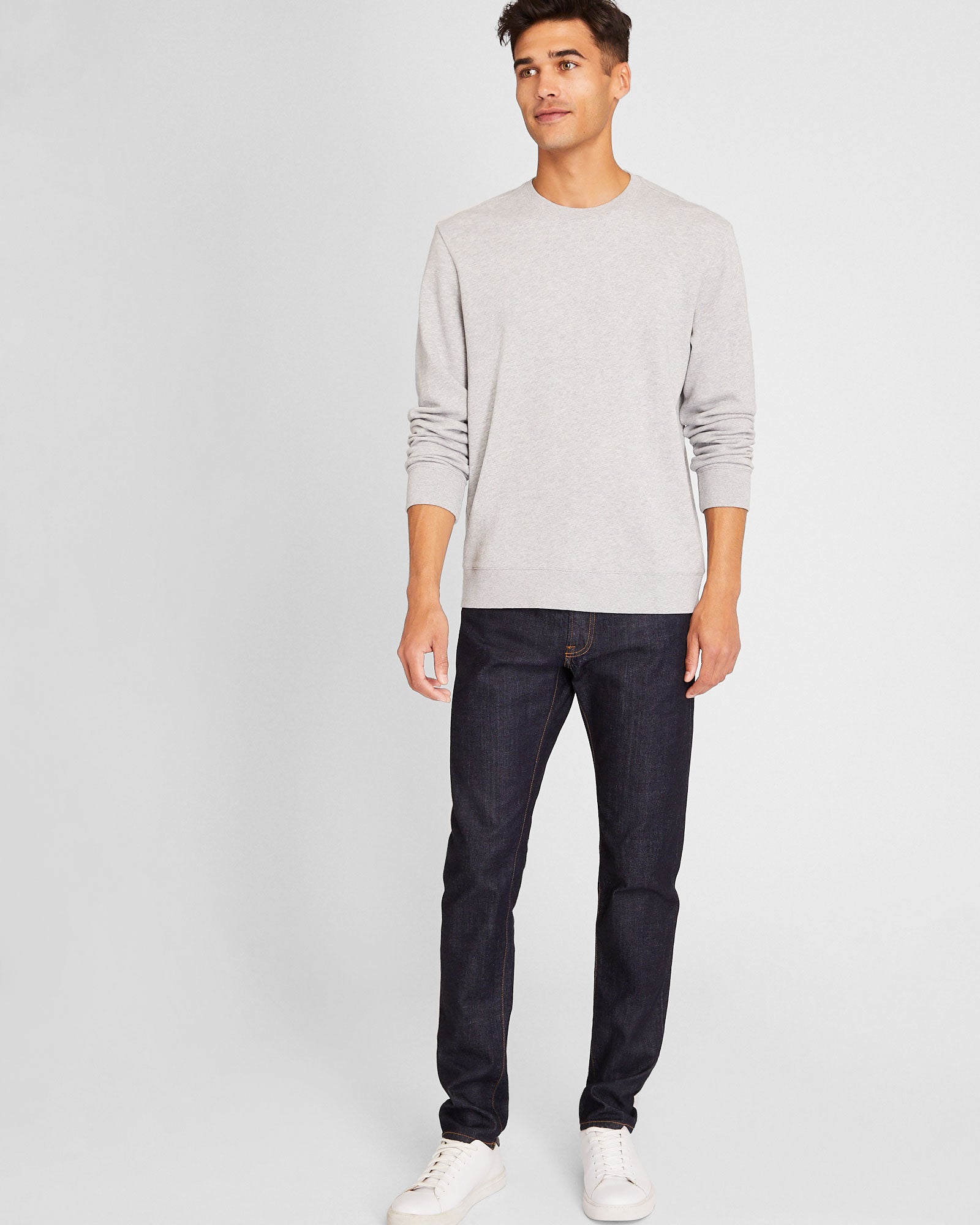 CLUB MONACO - Coton ouaté en tissu éponge - Mélange Gris