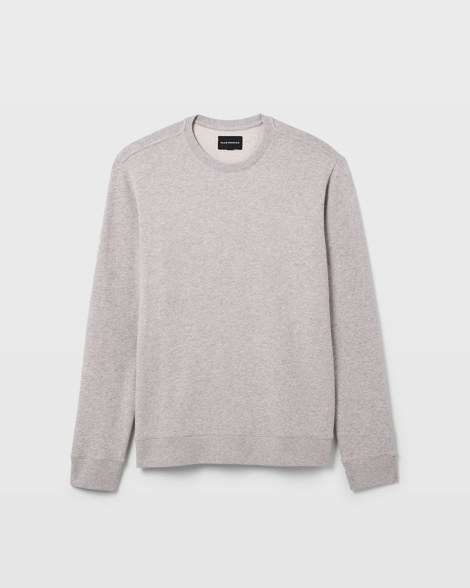 CLUB MONACO - Coton ouaté en tissu éponge - Mélange Gris