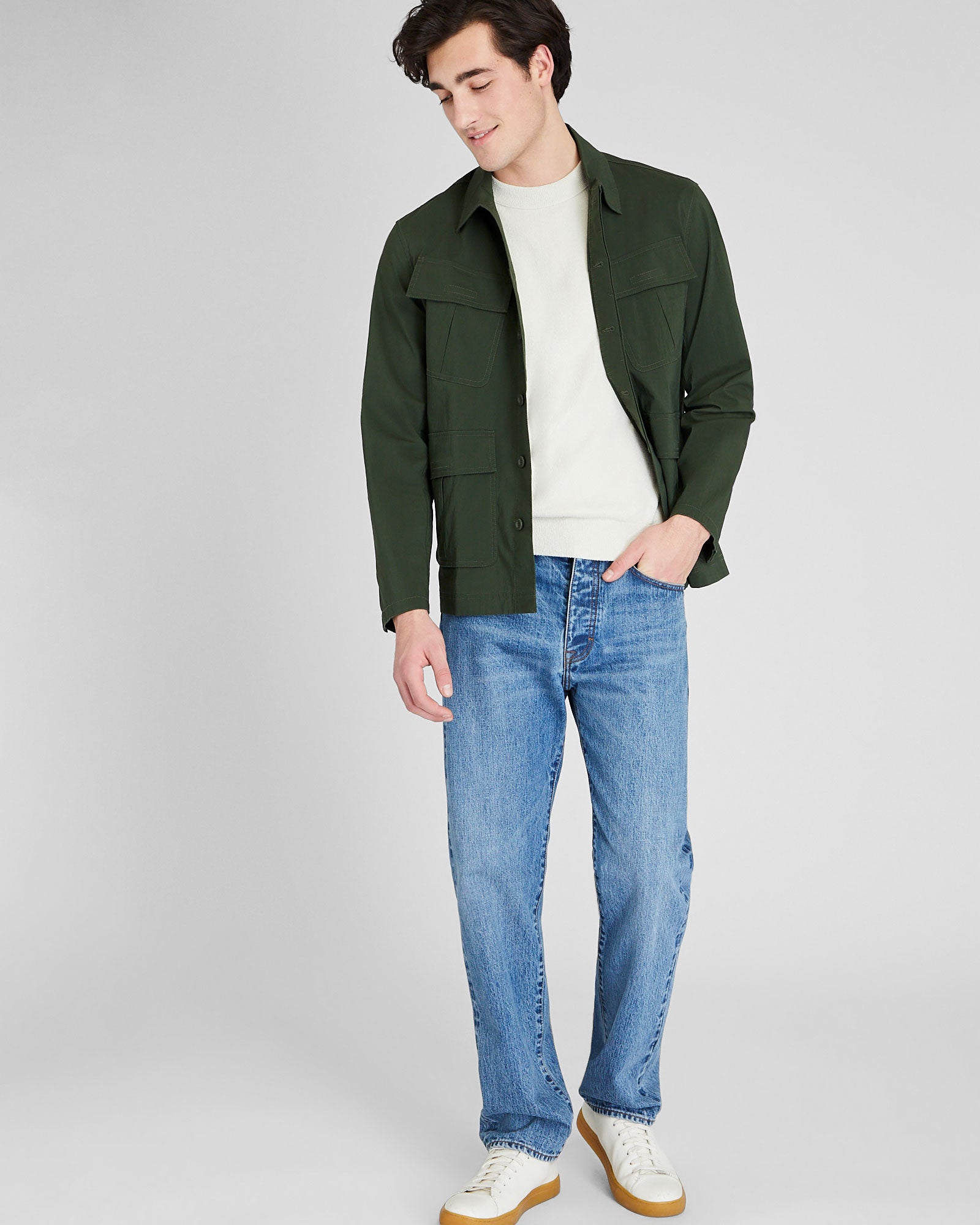 CLUB MONACO - Selvedge Straight Jeans - Indigo