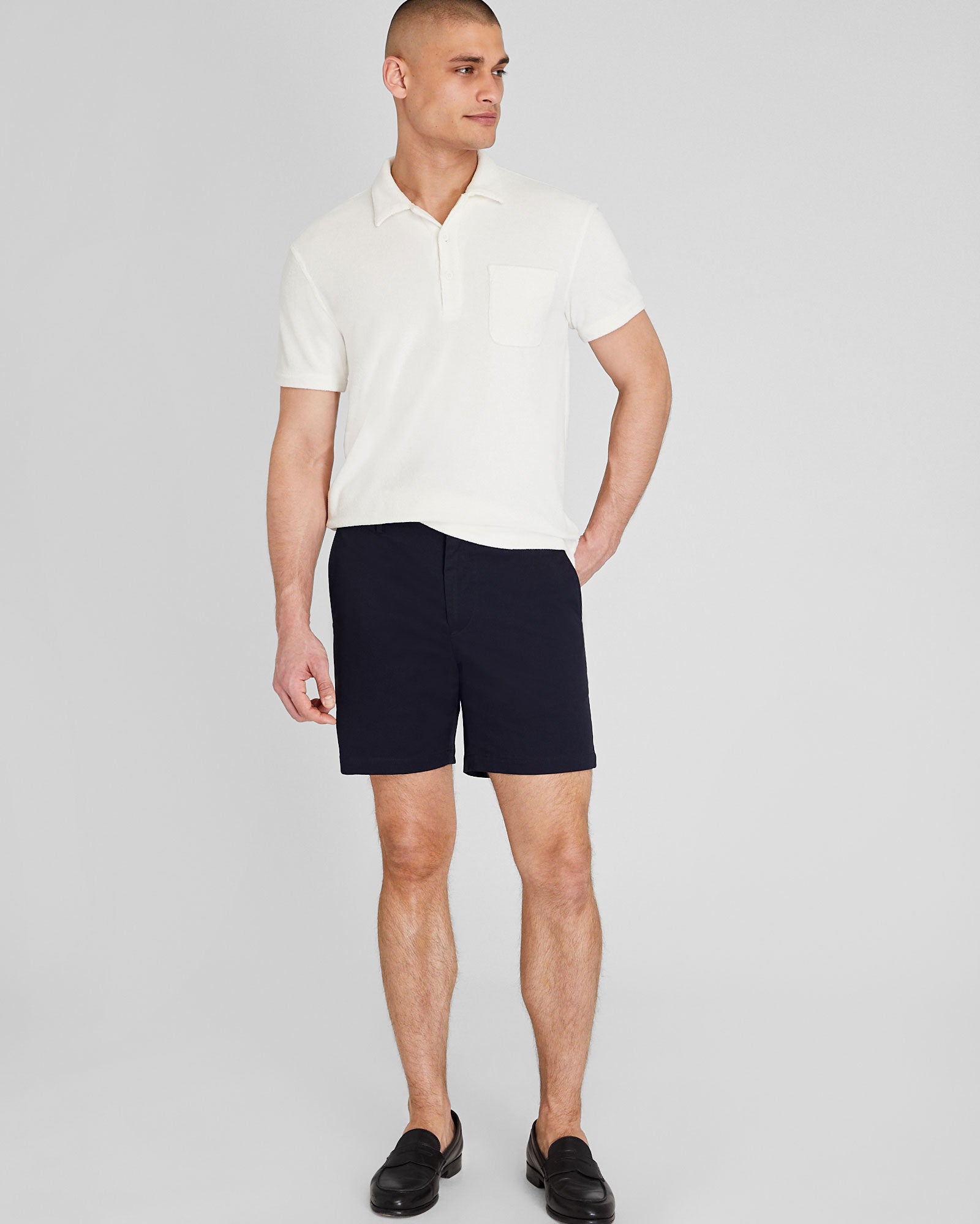 CLUB MONACO - Terry Polo - White