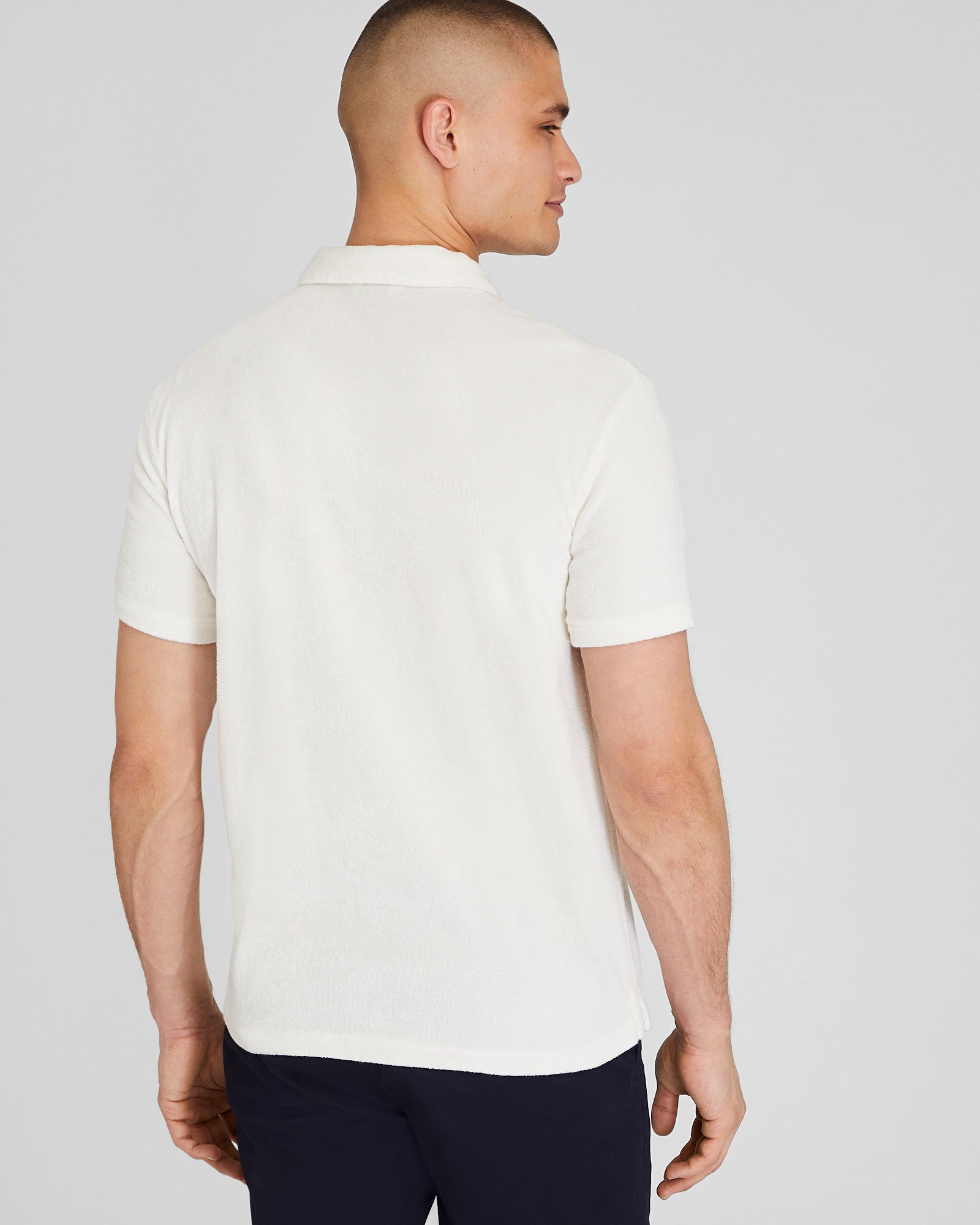 CLUB MONACO - Terry Polo - White