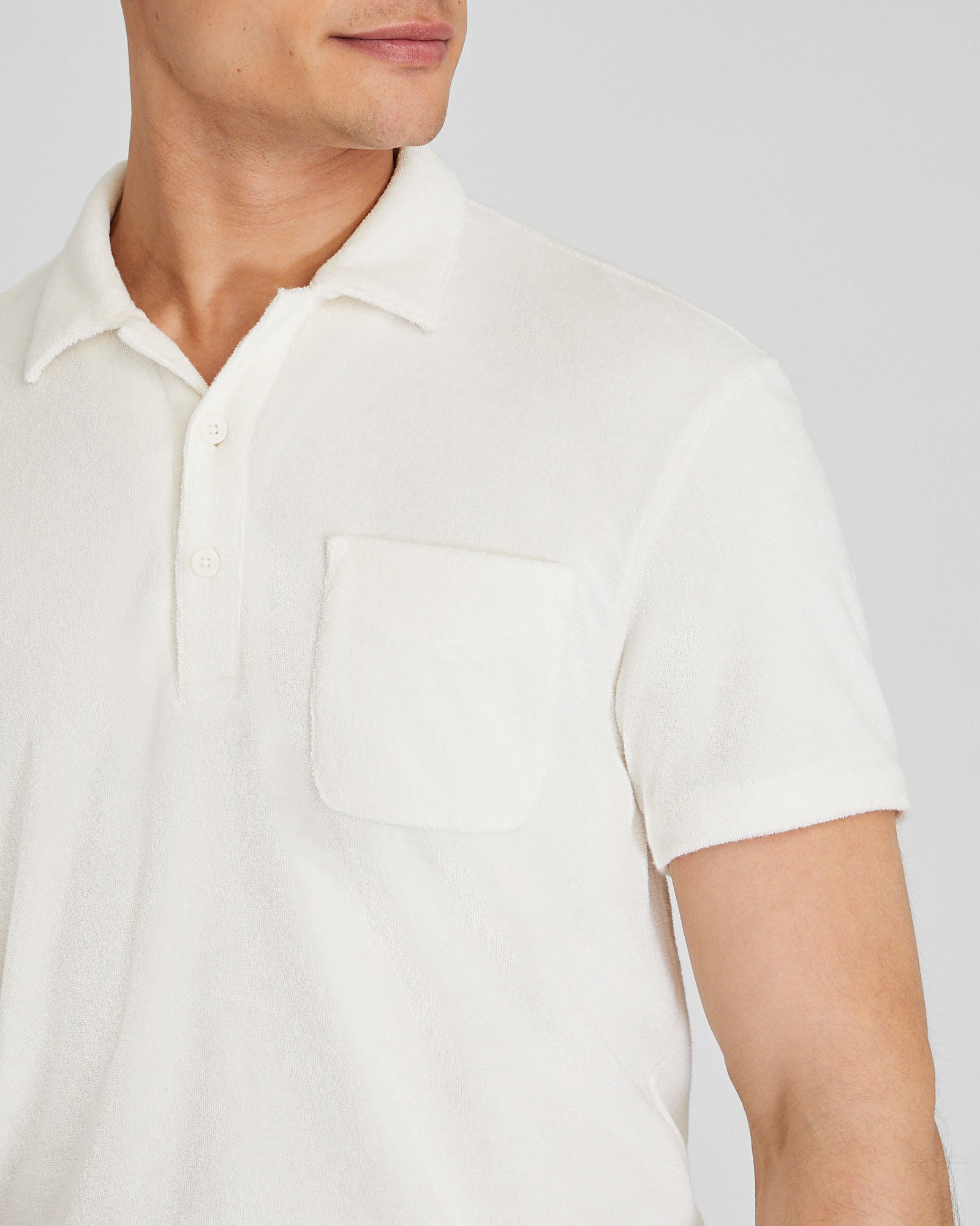 CLUB MONACO - Terry Polo - White