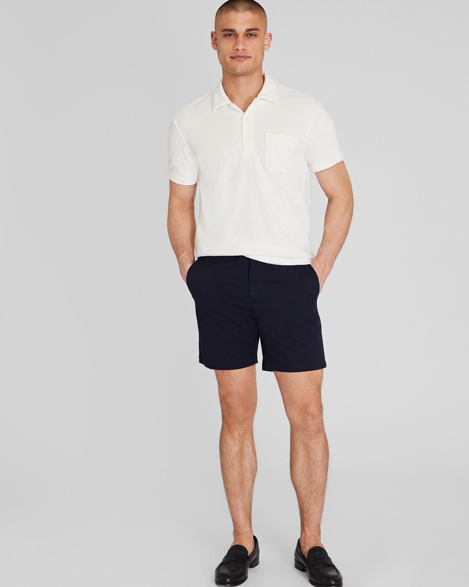 CLUB MONACO - Terry Polo - White