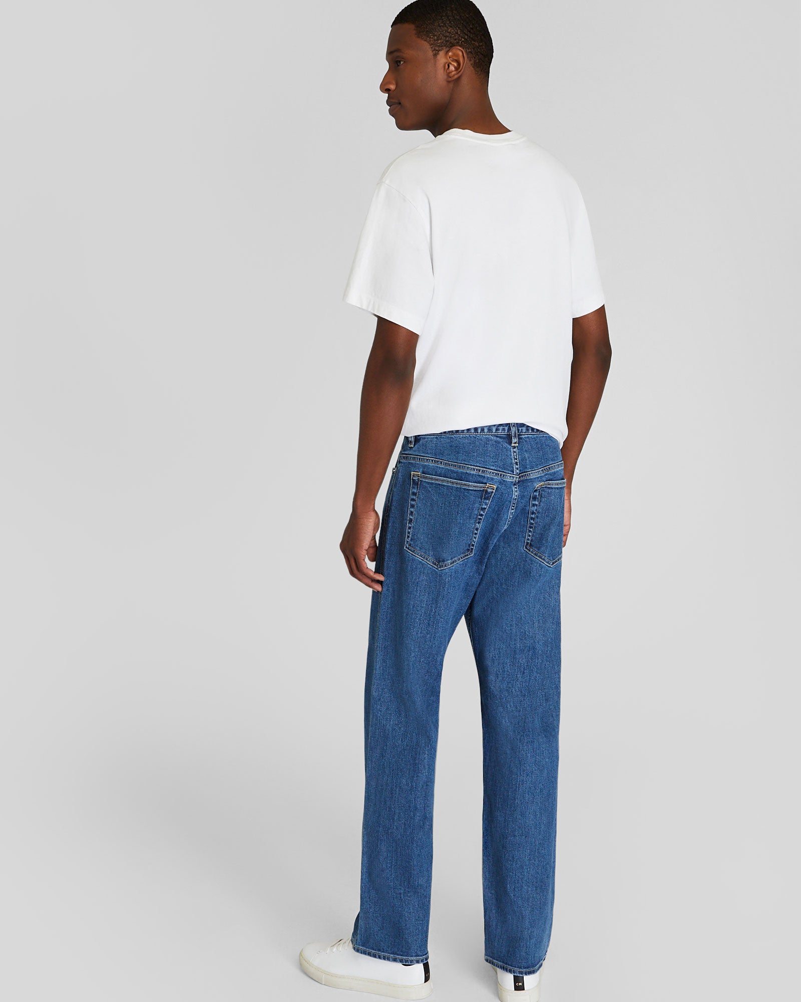 CLUB MONACO - Jean à jambe large - Indigo