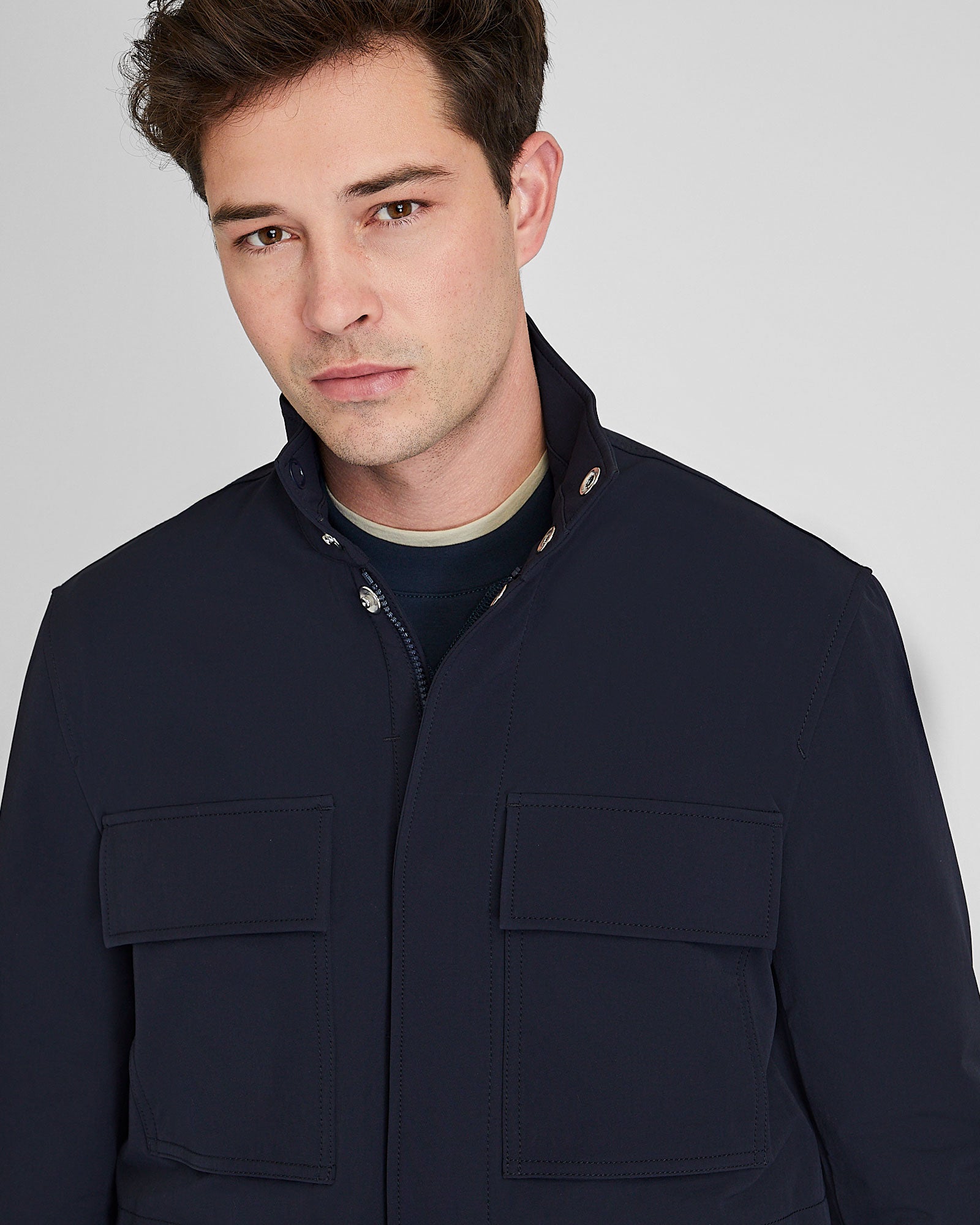 CLUB MONACO - Modern M65 Jacket - Navy