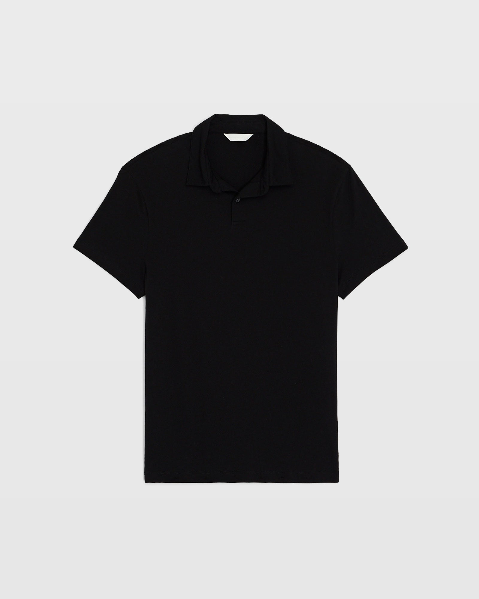 CLUB MONACO - Featherweight Japanese Polo - Black