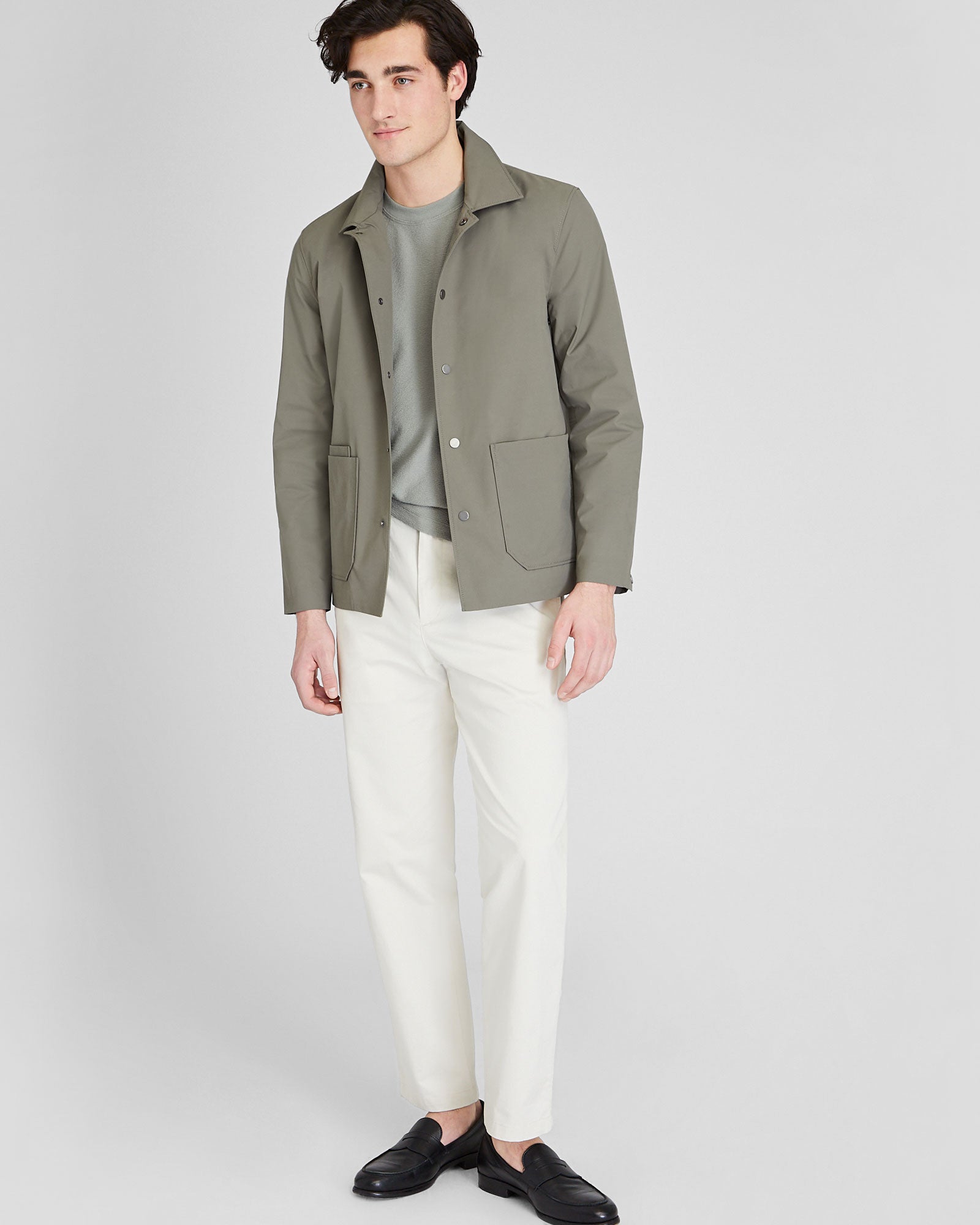 CLUB MONACO - Tech Chore Jacket - Dusty Olive