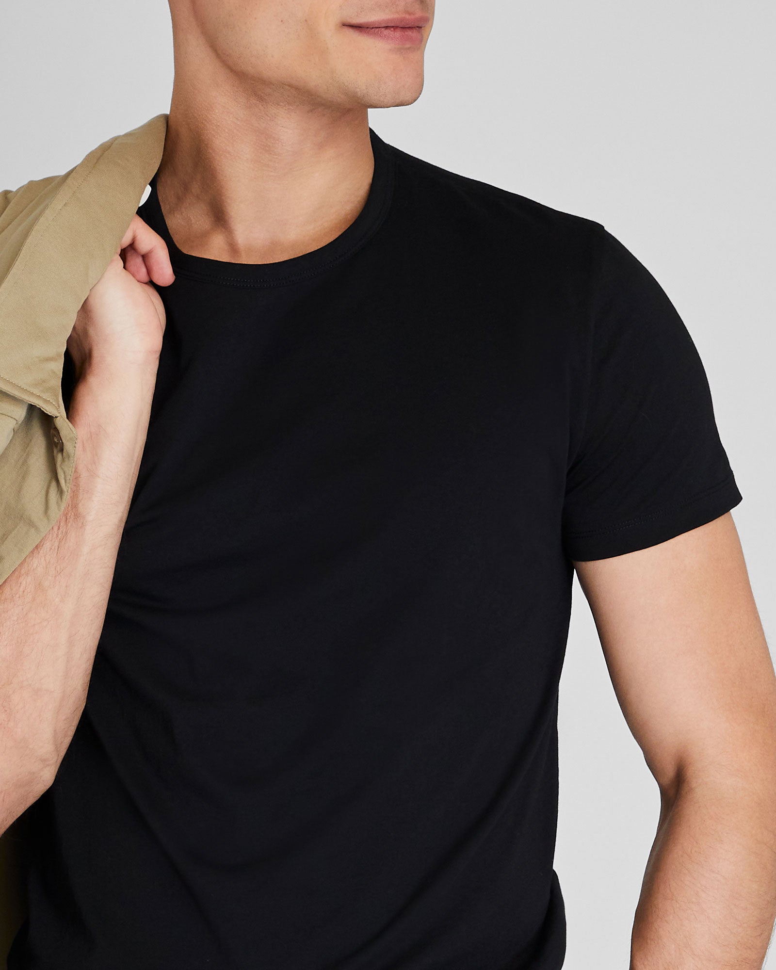 CLUB MONACO - T-shirt japonais ultraléger - Noir