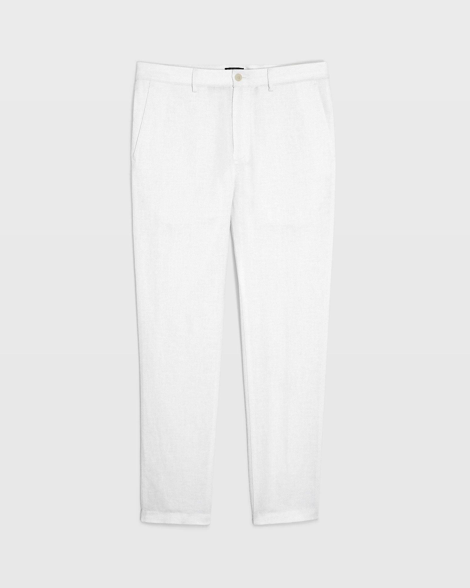 CLUB MONACO - Connor Linen Pant - White