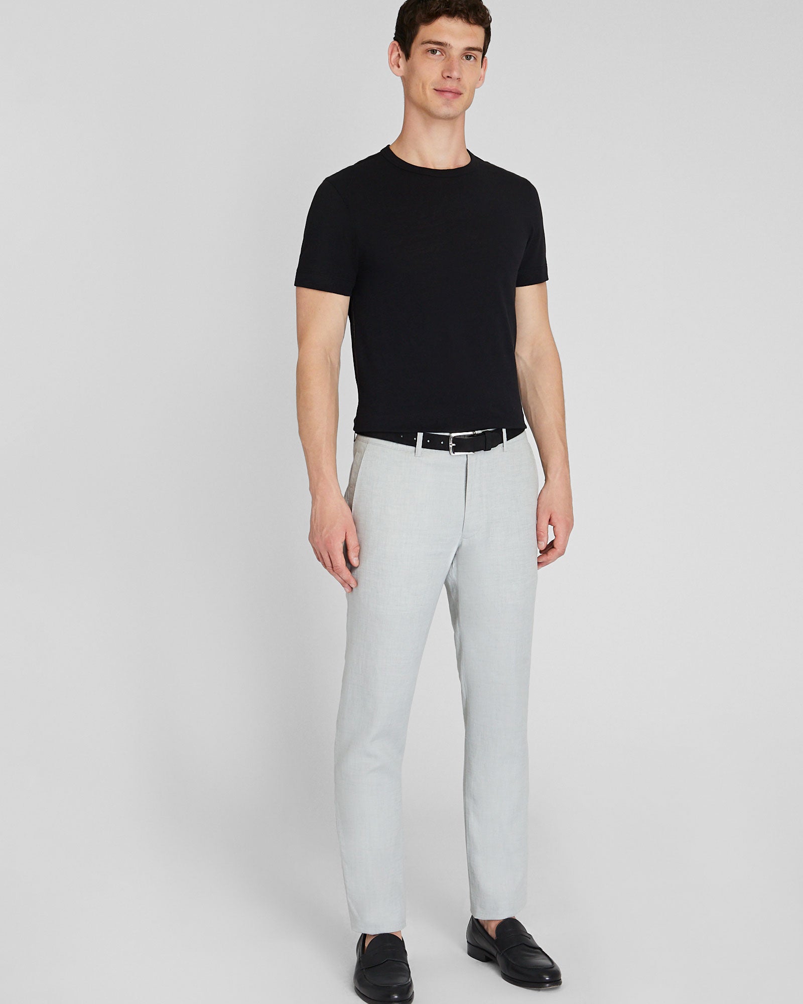 CLUB MONACO - Chino Connor - Rayure - ivoire