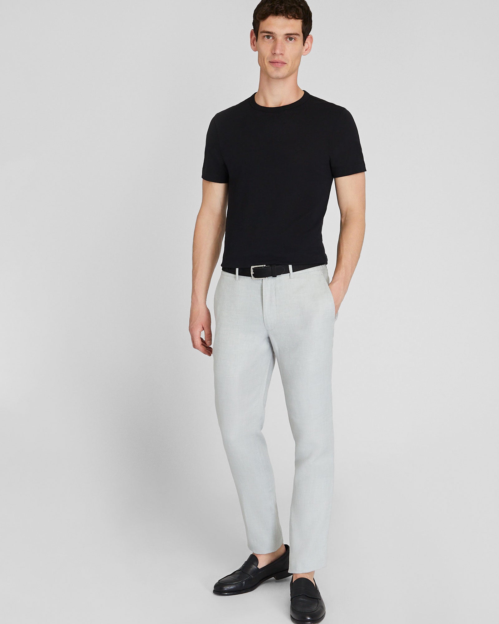 CLUB MONACO - Chino Connor - Rayure - ivoire