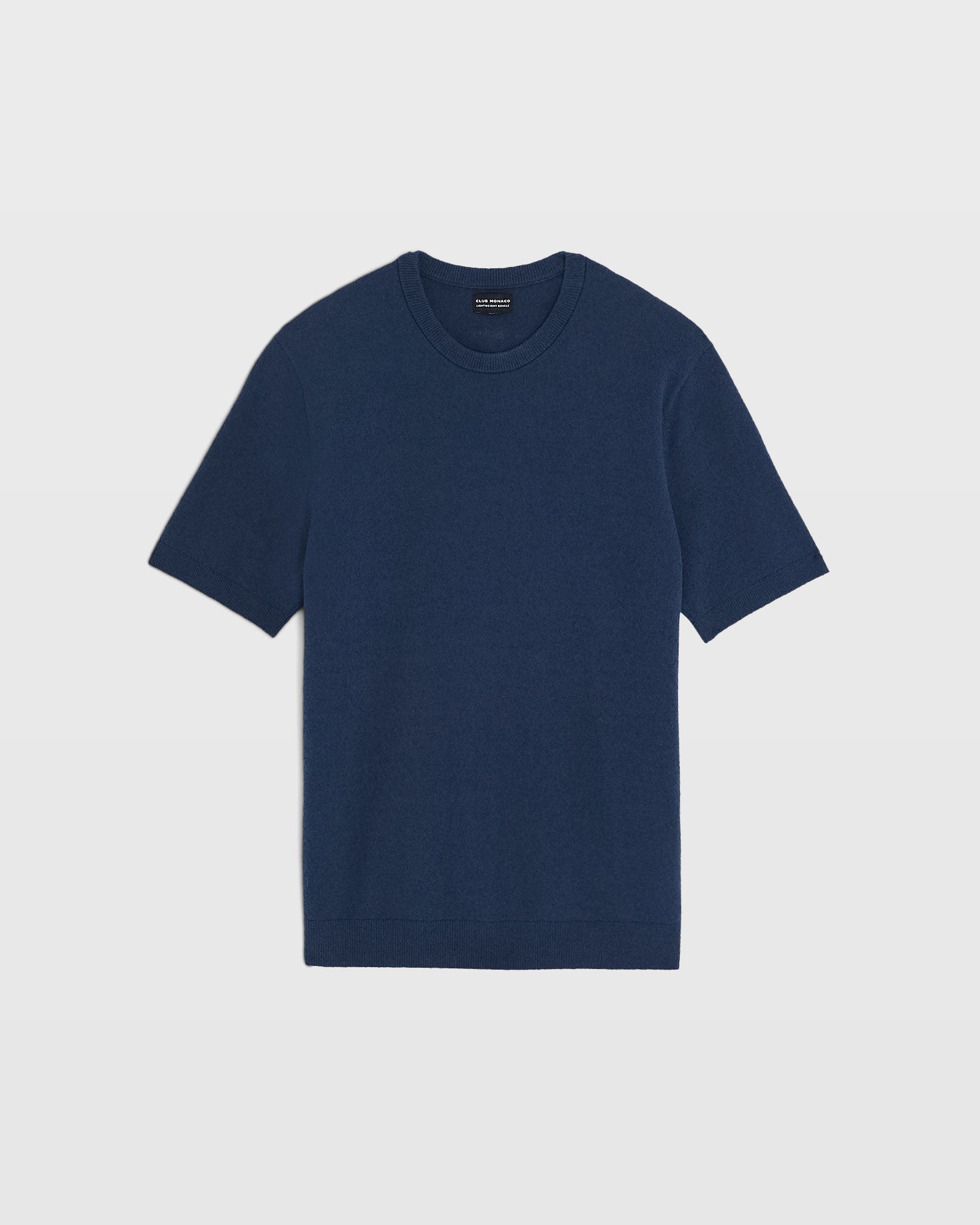 CLUB MONACO - Chandail bouclé ras du cou - Marine