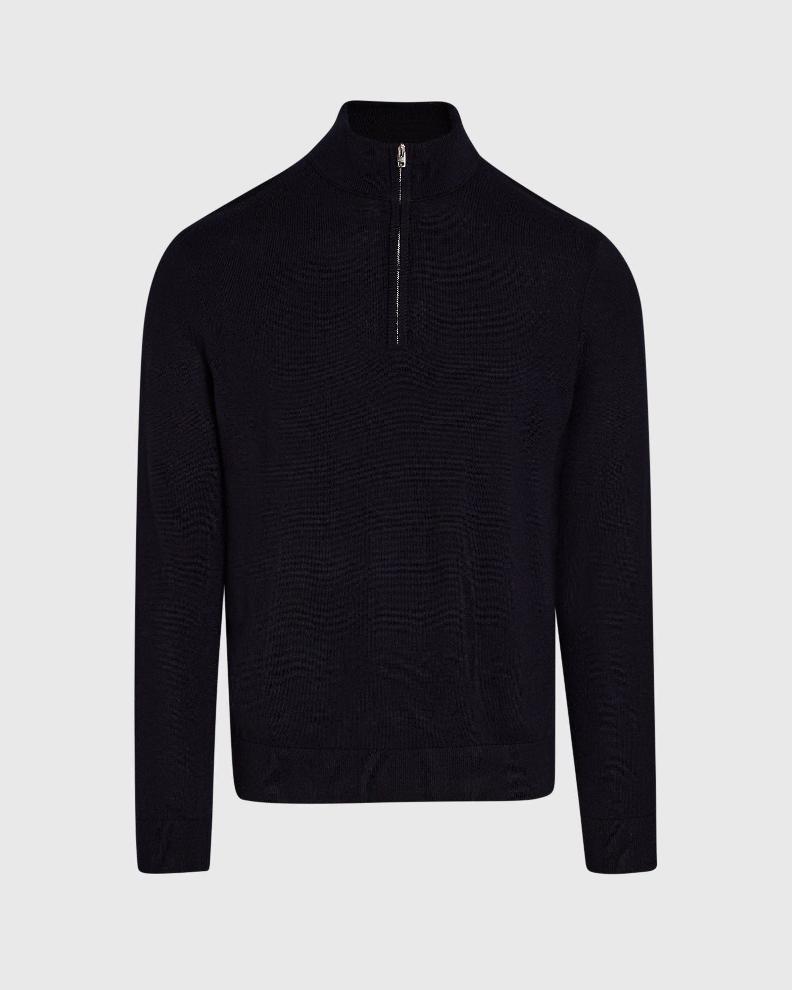 CLUB MONACO - Merino Quarter-Zip Sweater - Navy