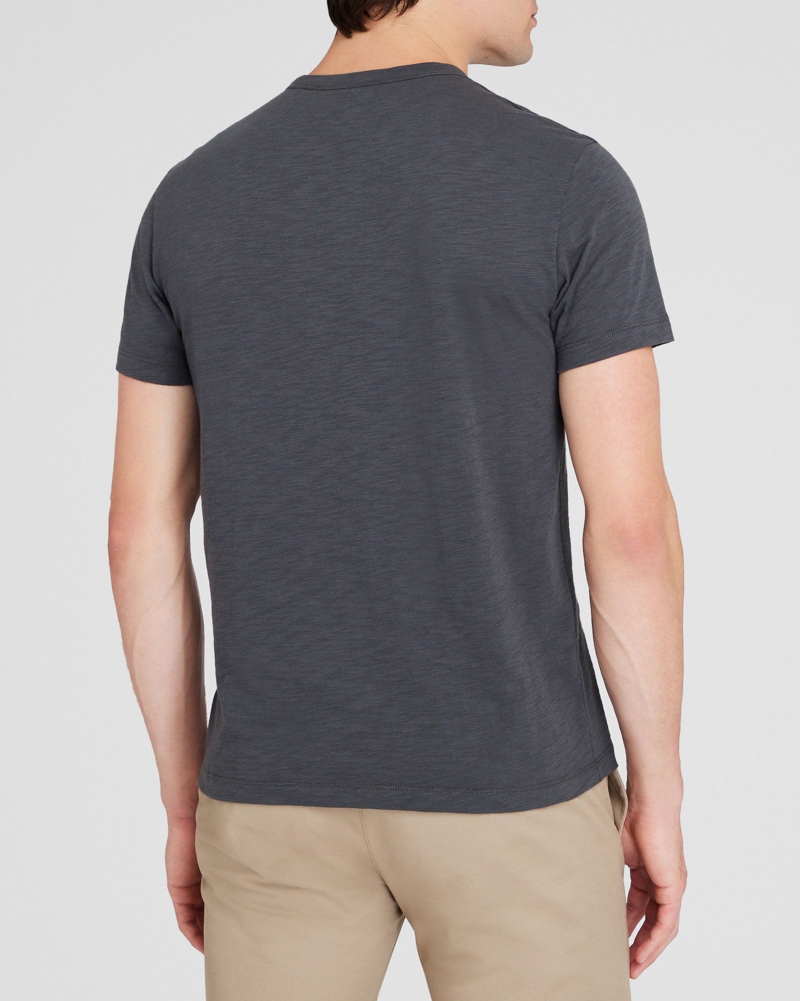 CLUB MONACO - Slub Tee - Charcoal