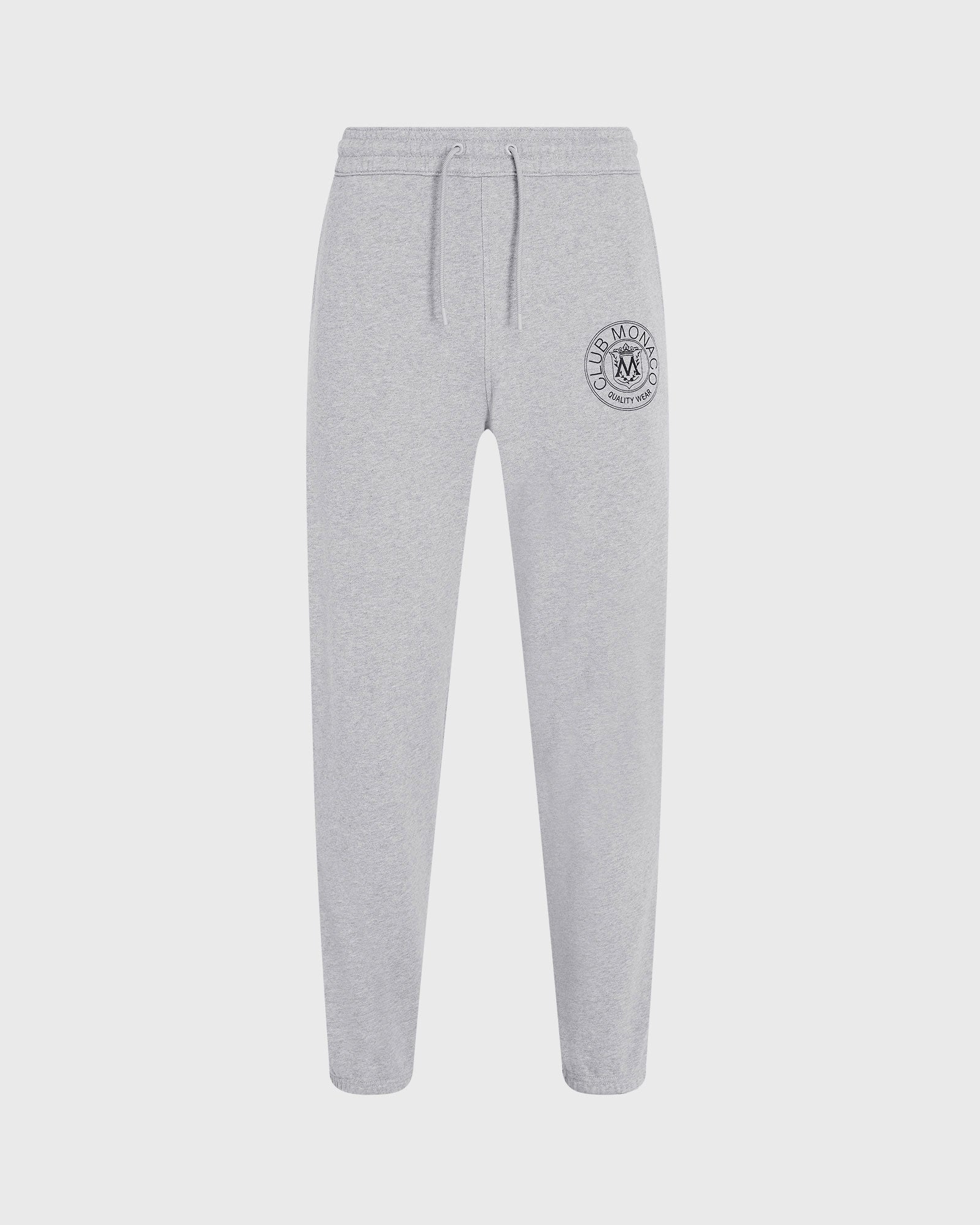 Men's Heather Grey Crest Sweatpants | Club Monaco Corp, CA CA