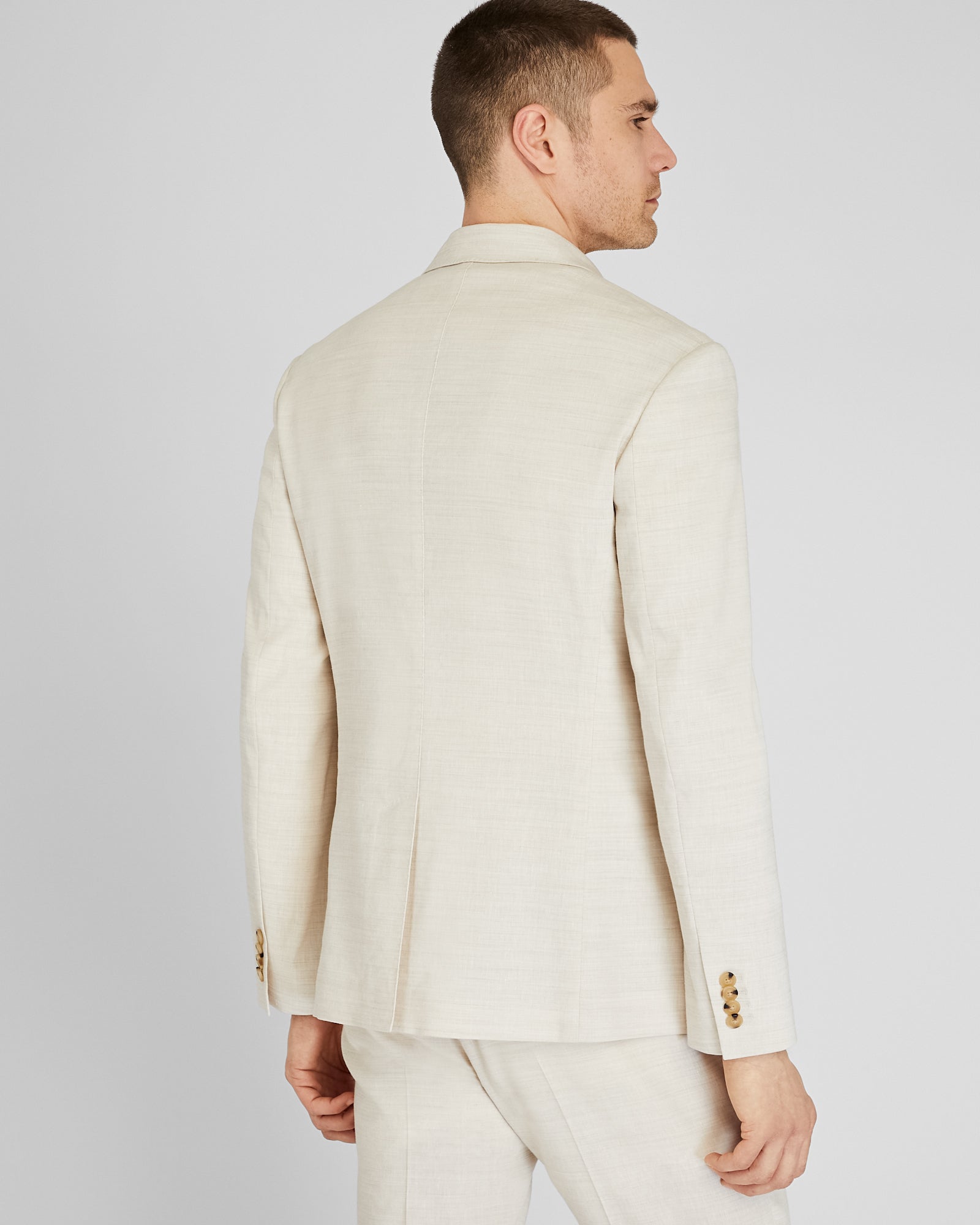 CLUB MONACO - Stretch Linen Suit Jacket - Natural