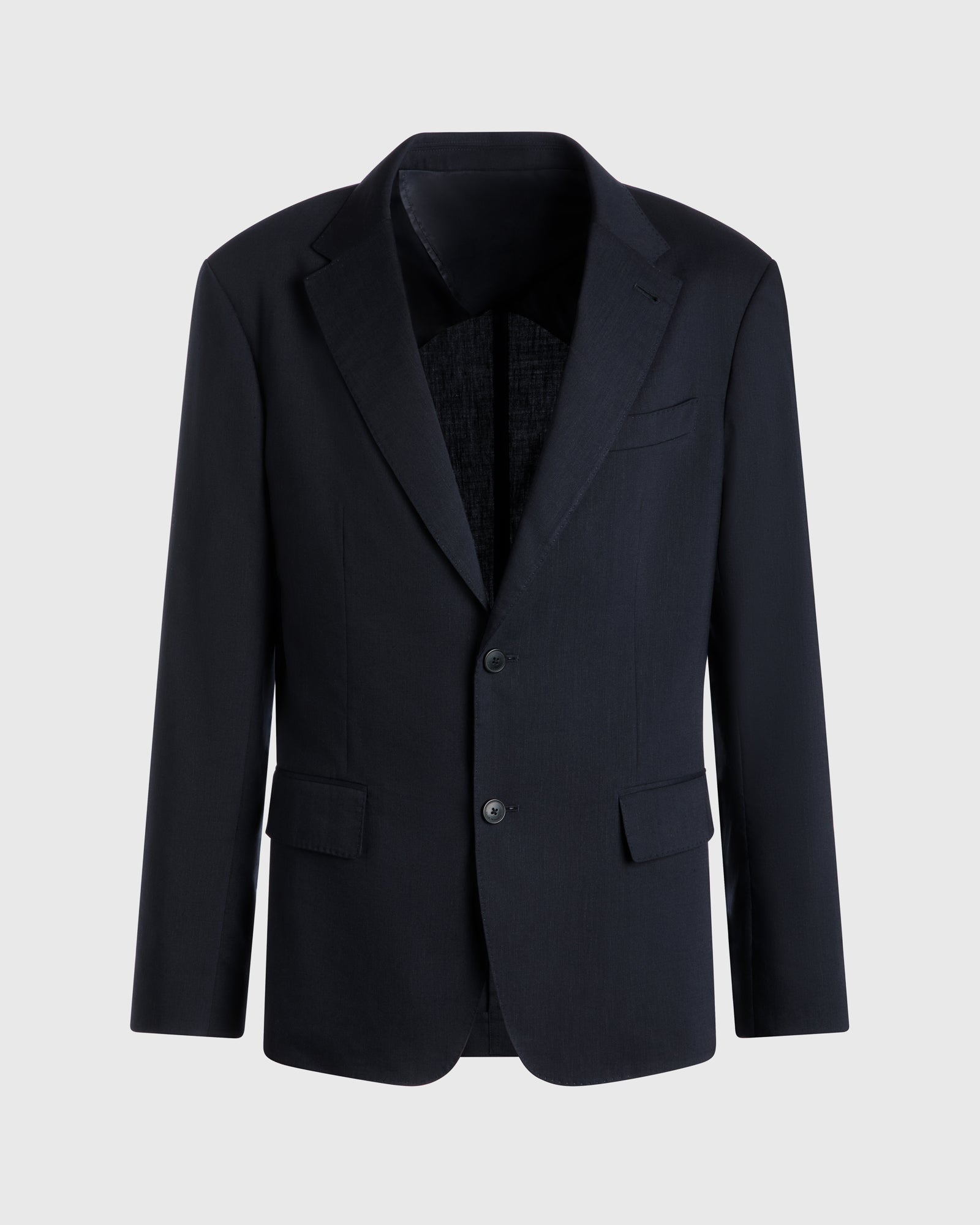 CLUB MONACO - Veste de costume en lin extensible - Marine