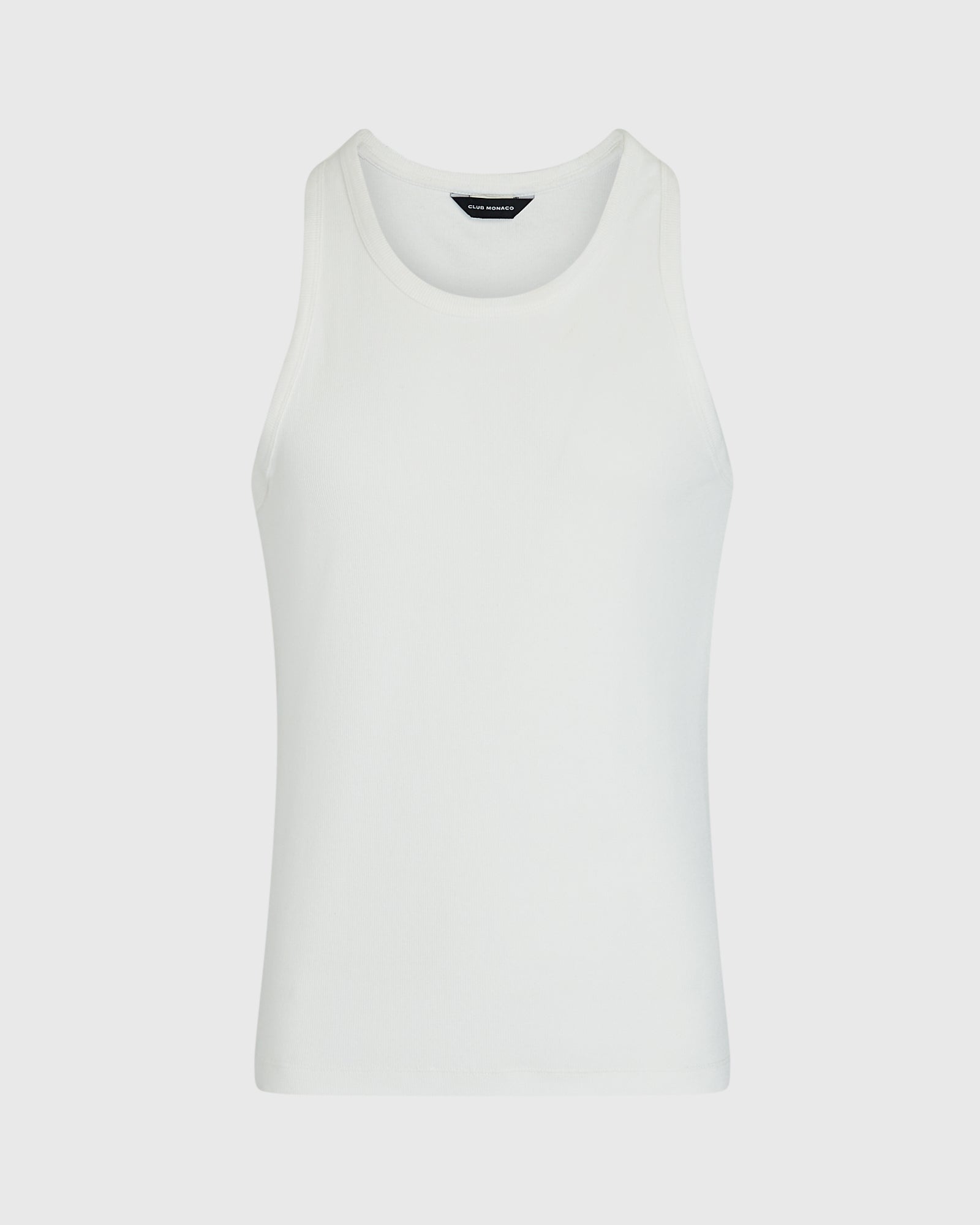 CLUB MONACO - Ribbed Tank Top - White